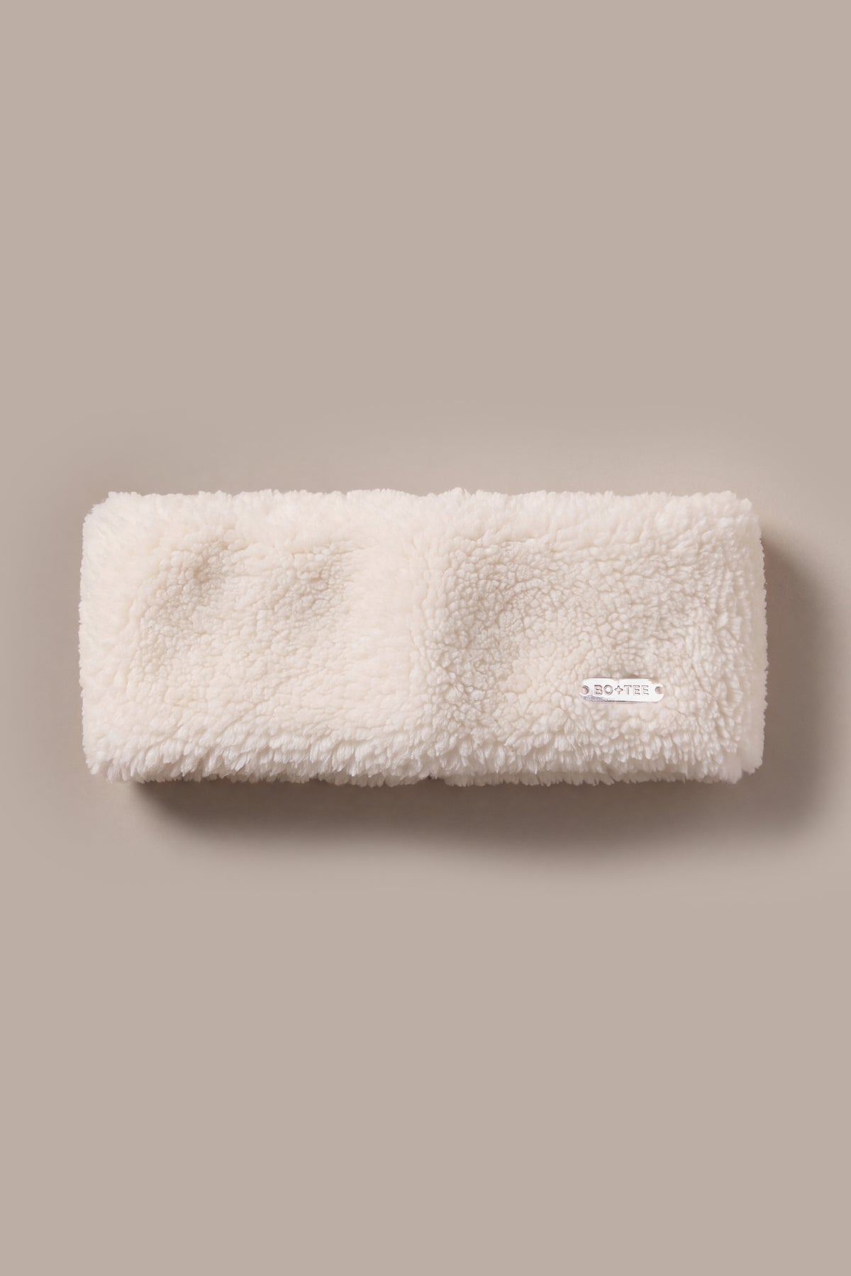 Teddy Fleece Headband in Vanilla