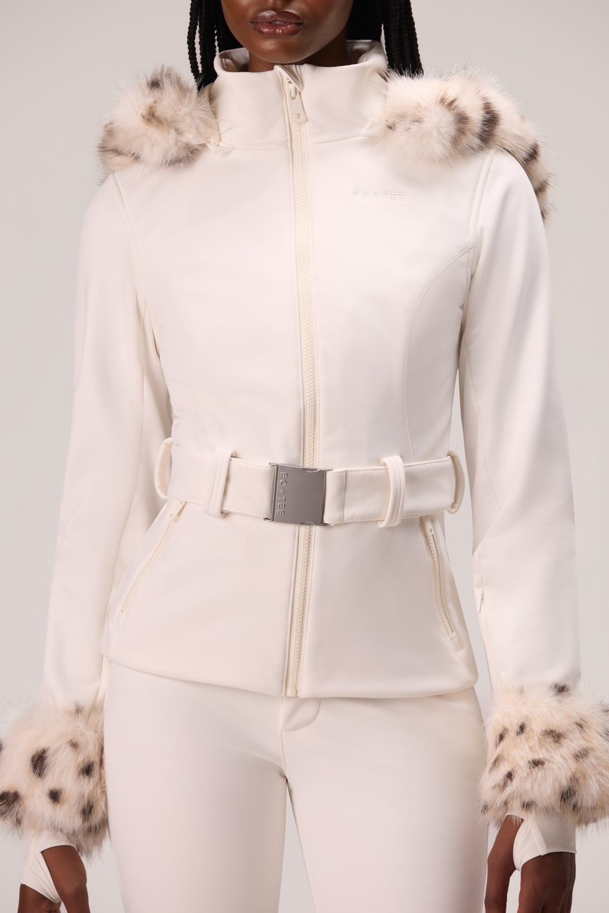 Water Resistant Soft Shell Ski Jacket in Snow - 2