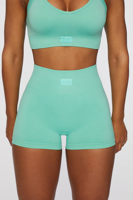 Mini Shorts in Turquoise