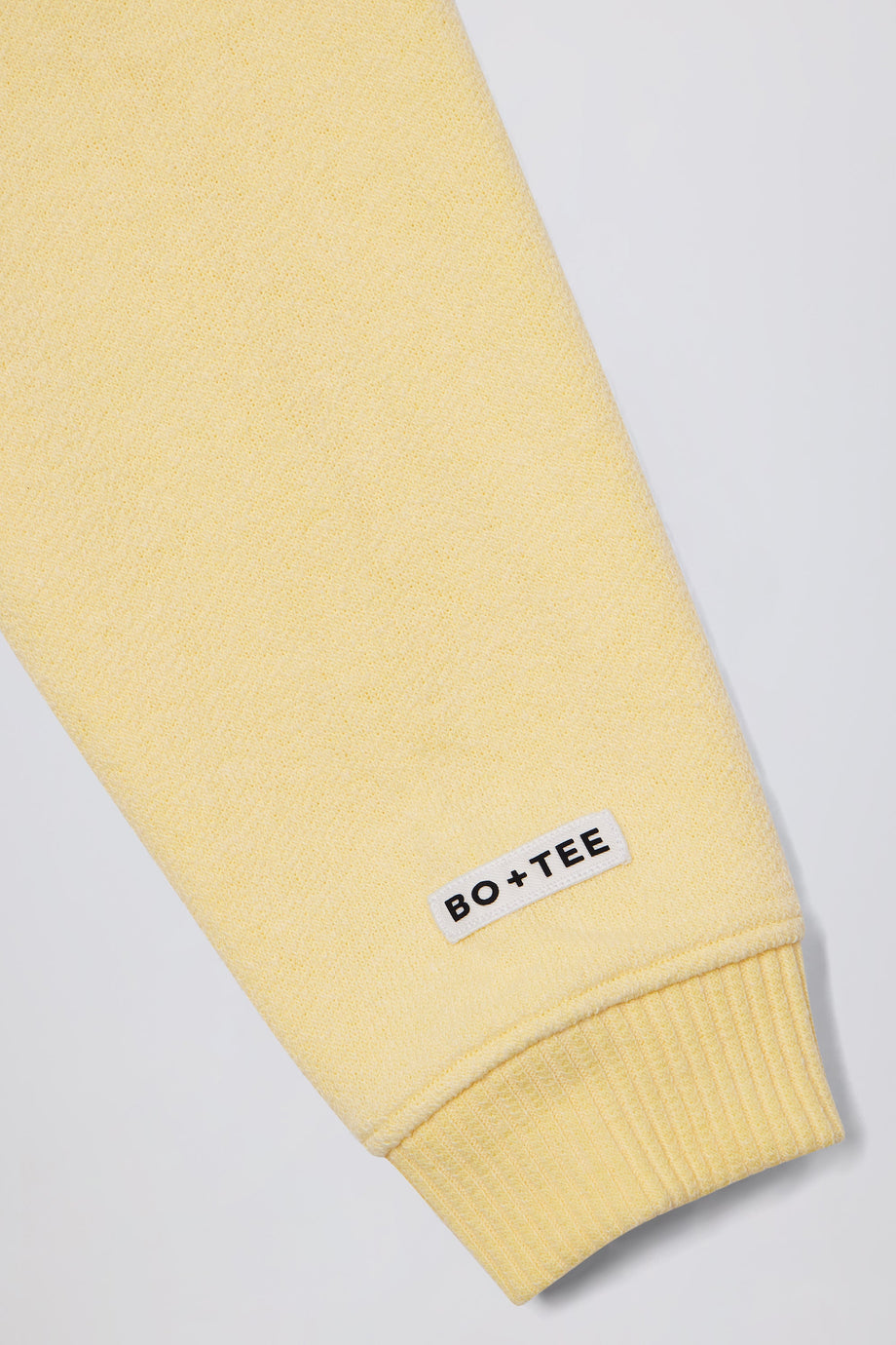 Cropped Zip-Up Hoodie in Lemon