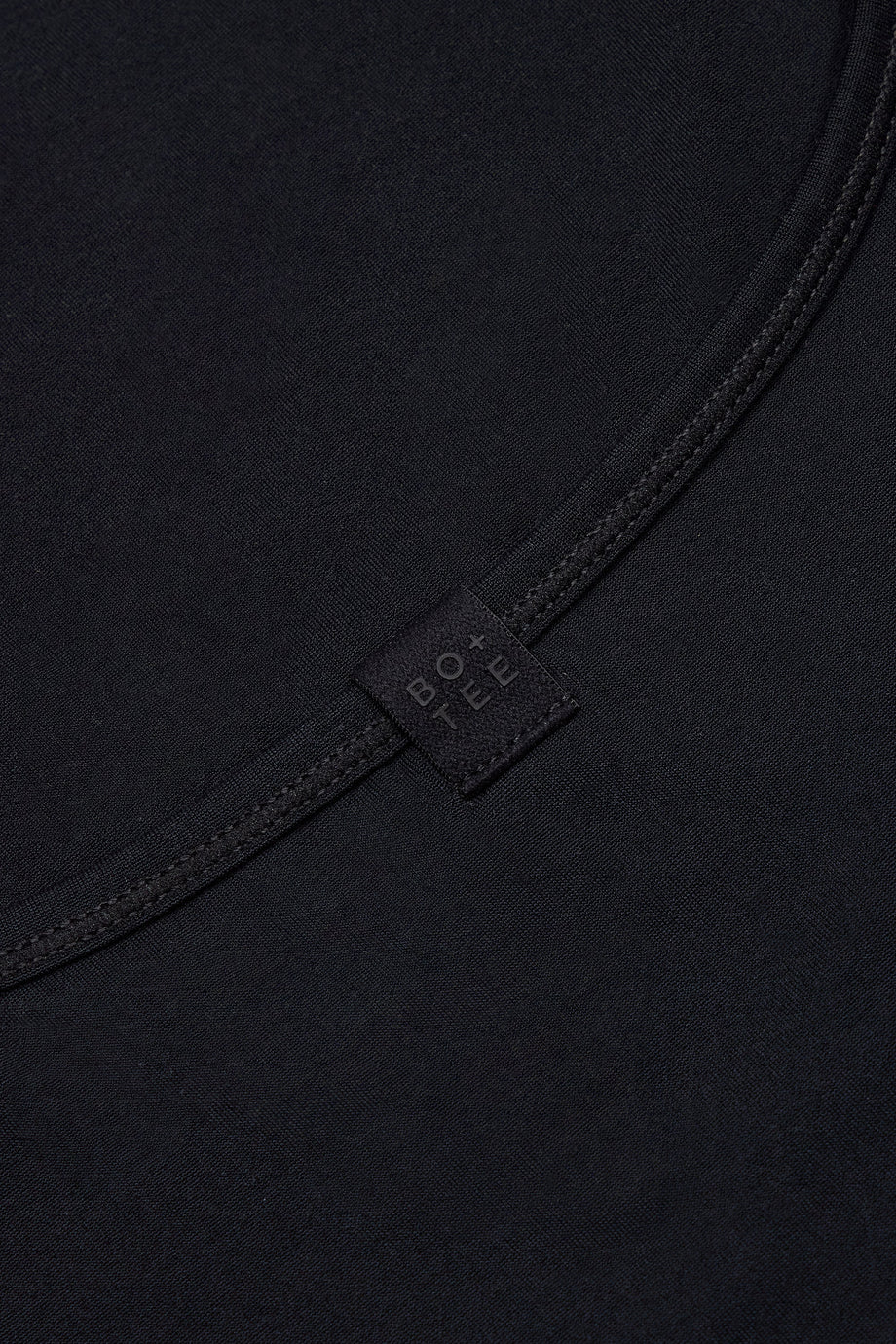 Cross-Back Tank Top in Black