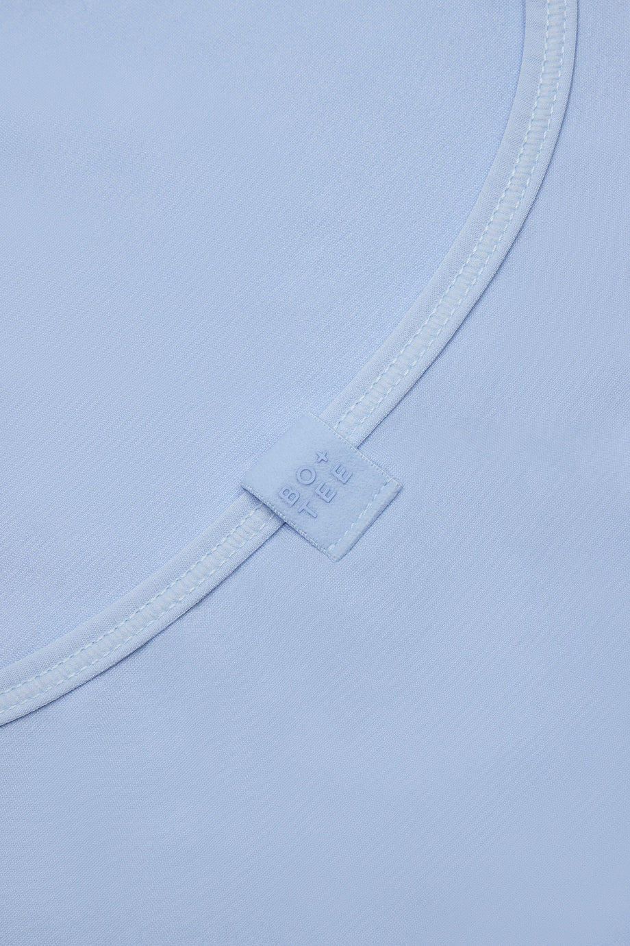 Cross-Back Tank Top in Sky