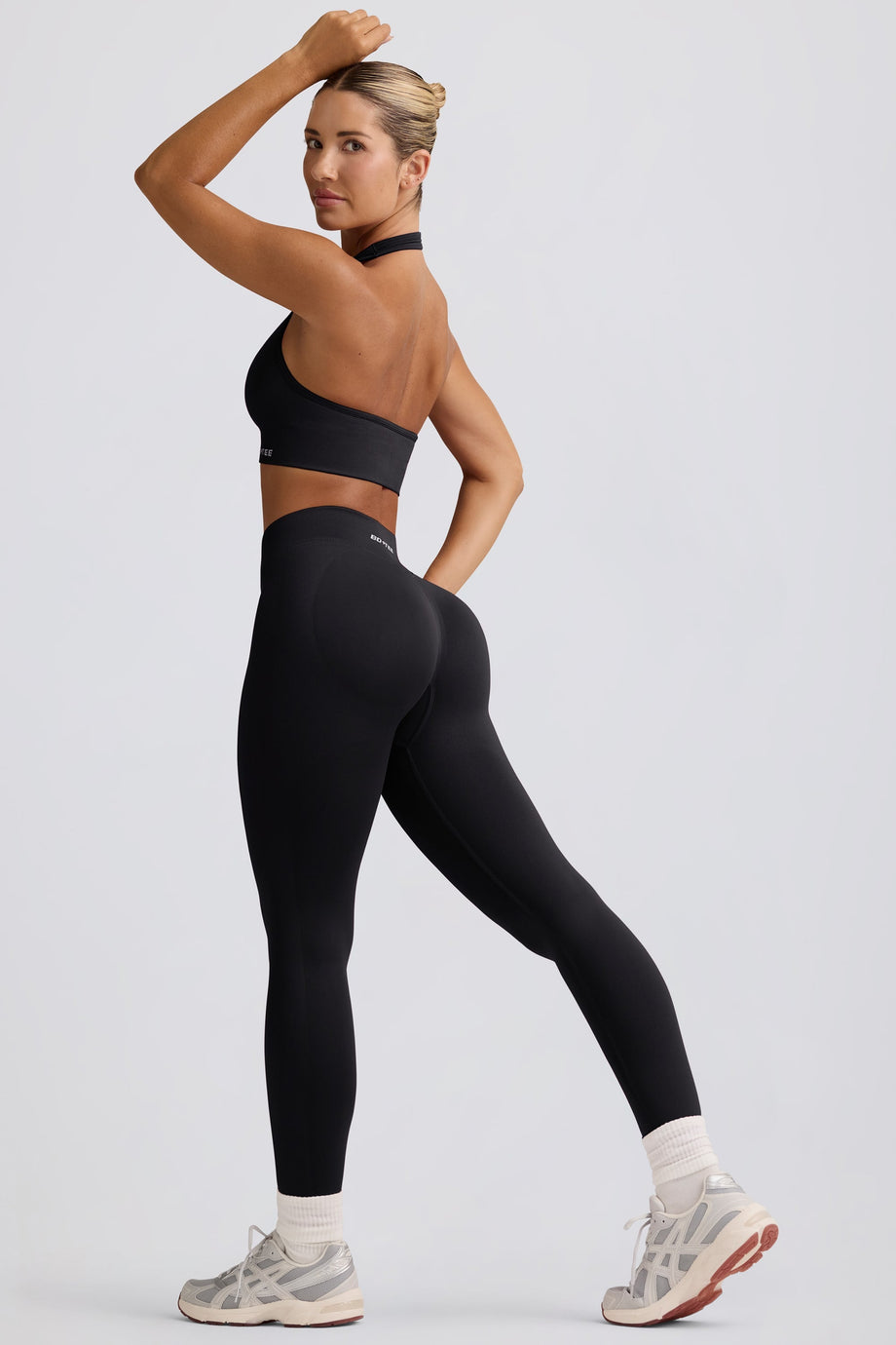 Define Luxe High-Waist Leggings in Black