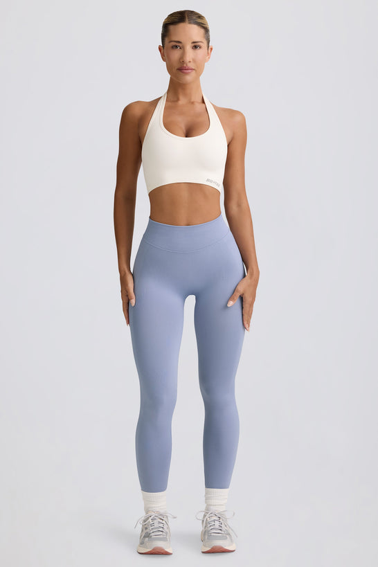 Define Luxe High-Waist Leggings in Blue Grey