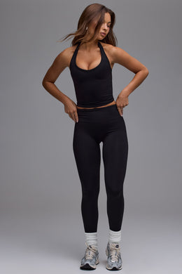 Define Luxe High-Waist Leggings in Black