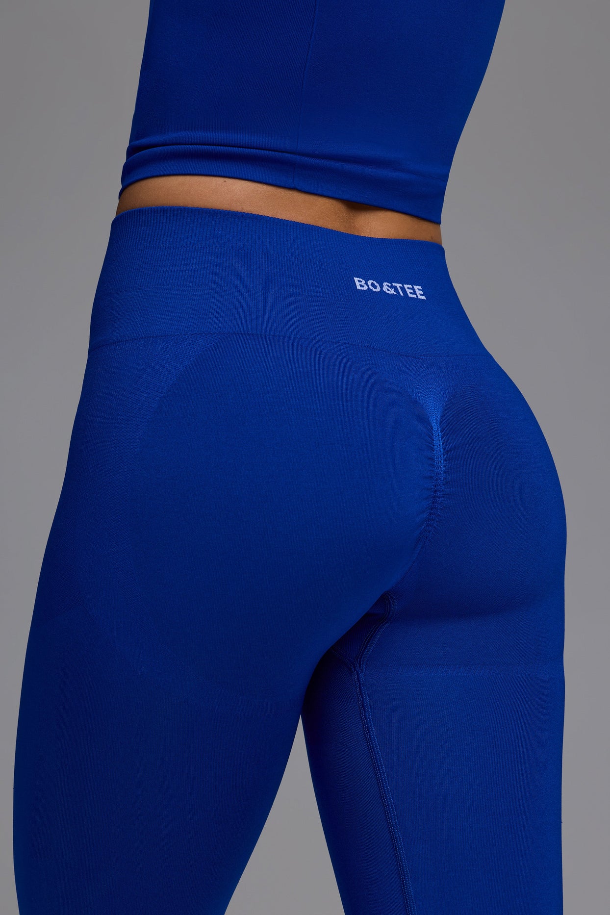 Define Luxe High-Waist Leggings in Royal Blue