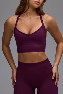 Define Luxe Multiway Sports Bra in Grape