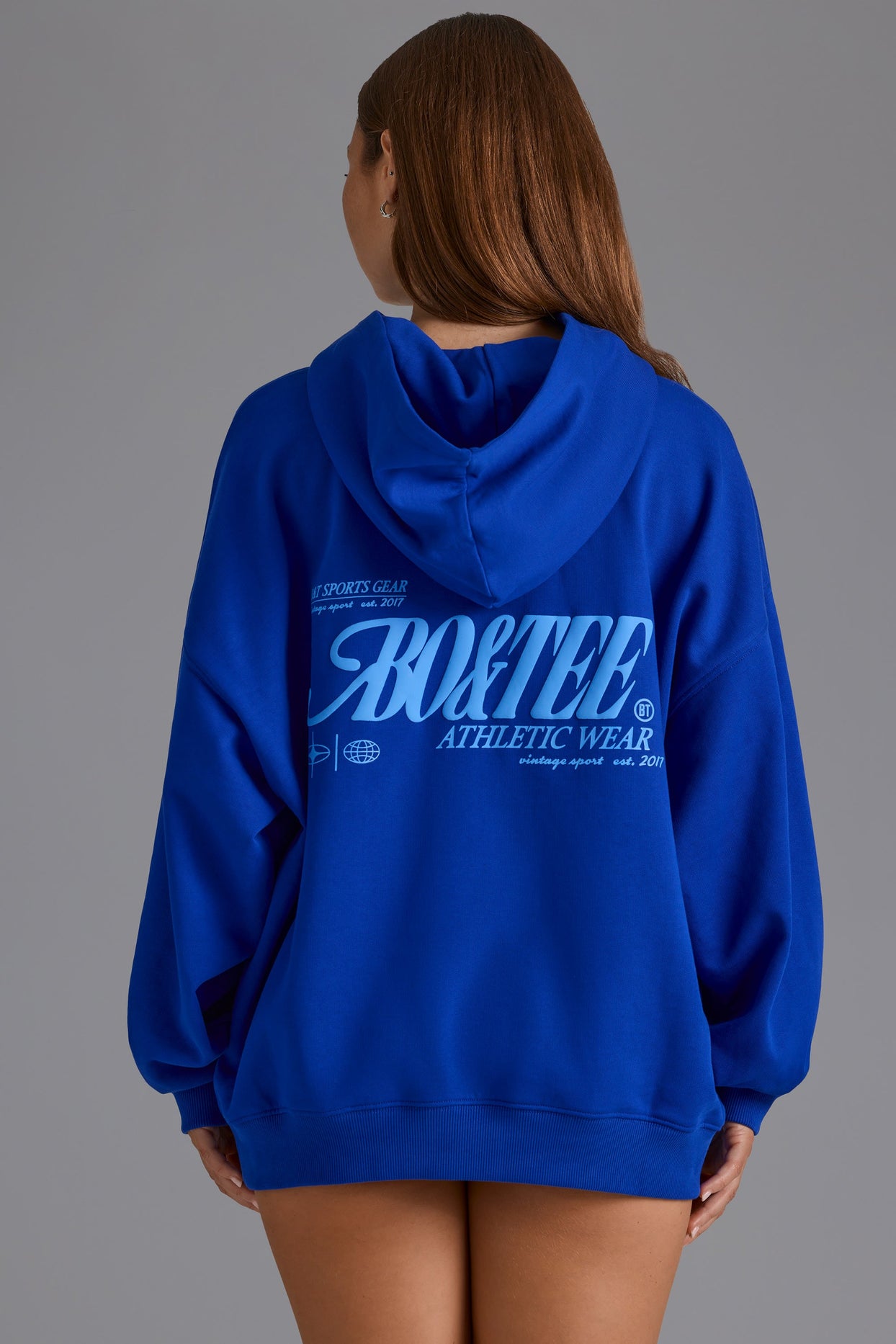 Oversized Hoodie in Royal Blue