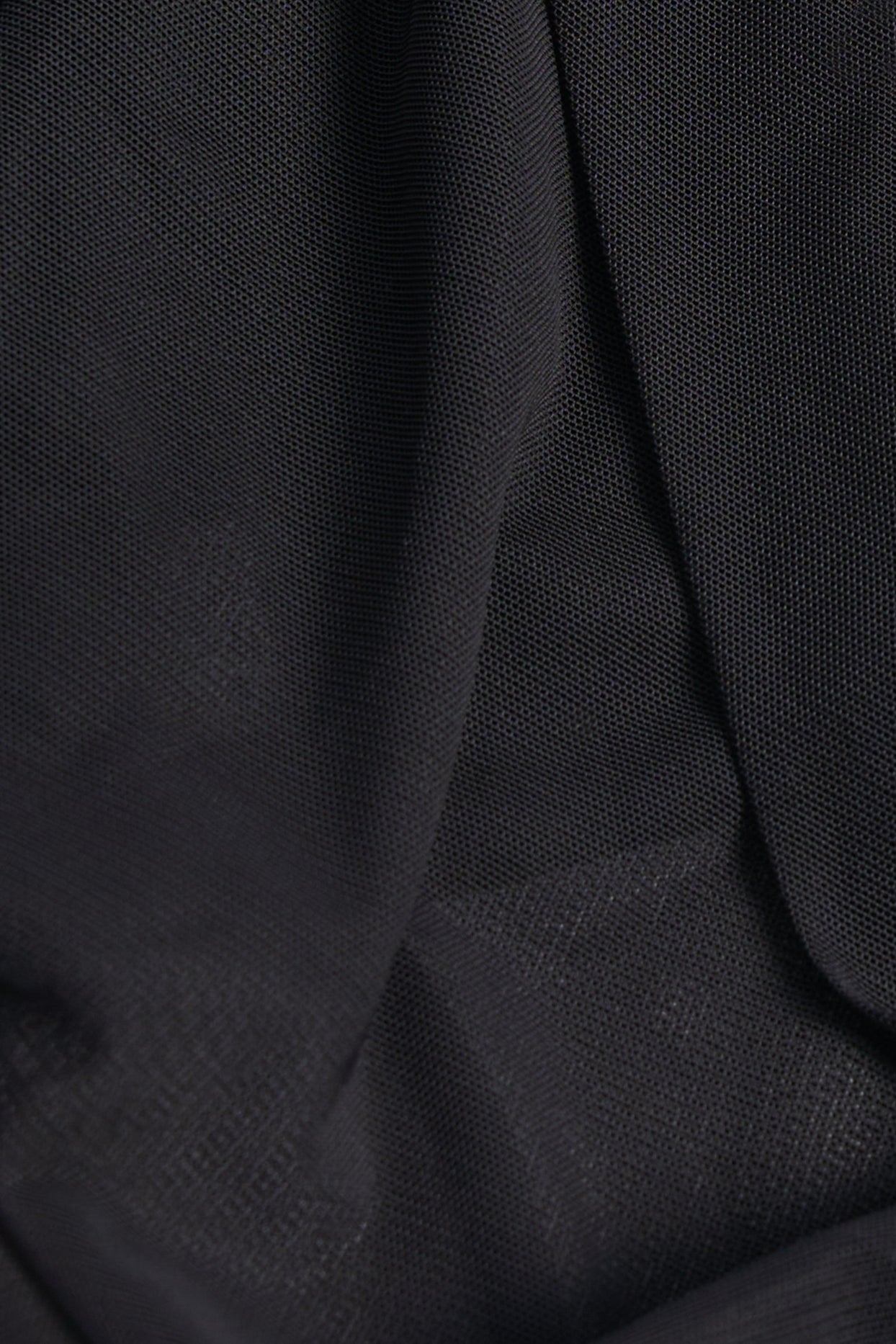 Cowl-Neck Backless Crop Top in Black