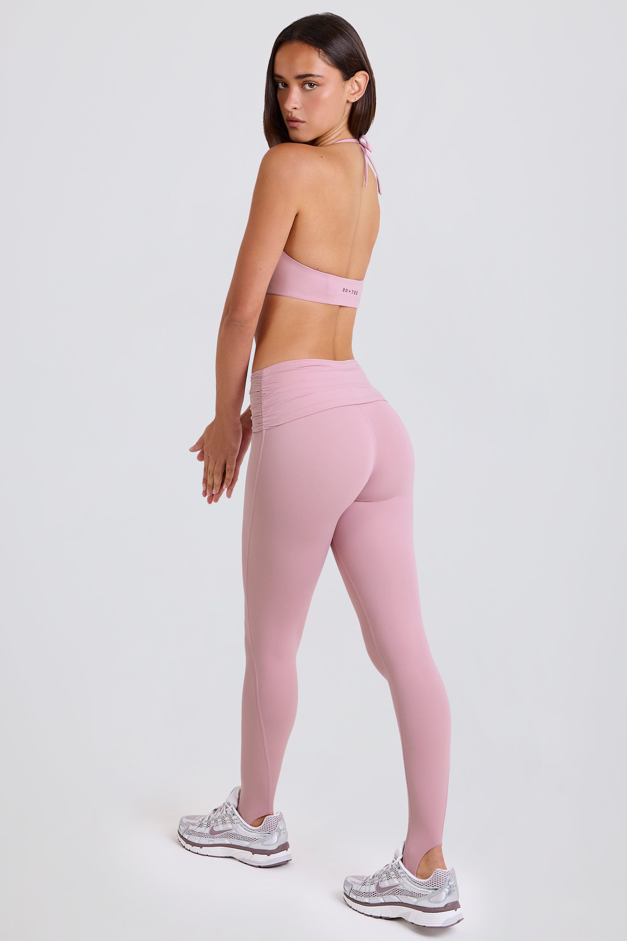 بنطال ليجنز ستيراب متوسط الارتفاع قابل للطي باللون البنفسجي - 2