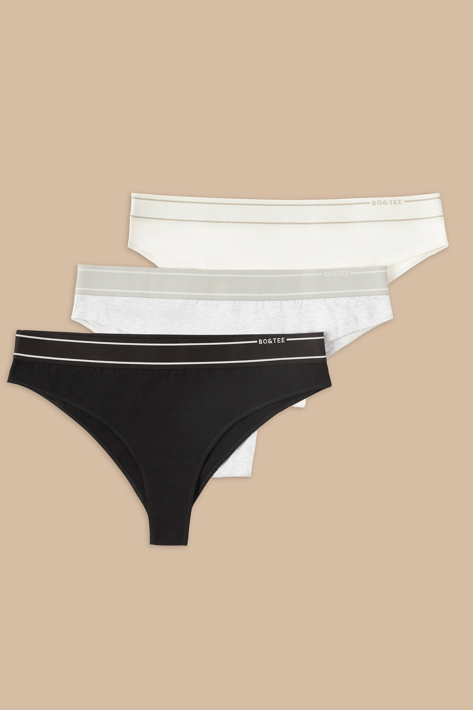 High-Waist Cheeky Briefs Bundle in Multi - 1