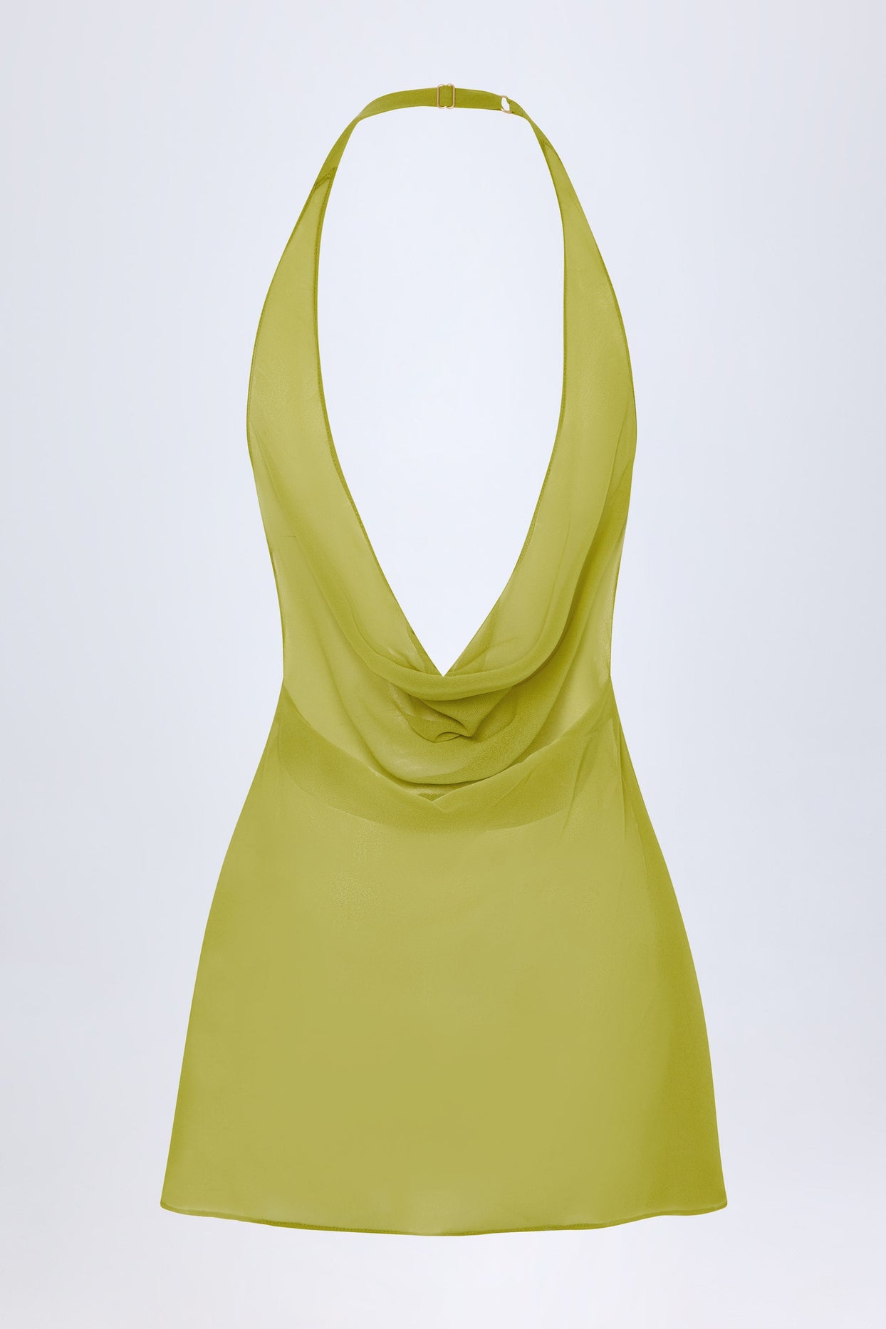 Iona Cowl-Neck Backless Mini Dress in Olive Green | Oh Polly Iona Cowl-Neck Backless Mini Dress in Olive Green | Oh Polly