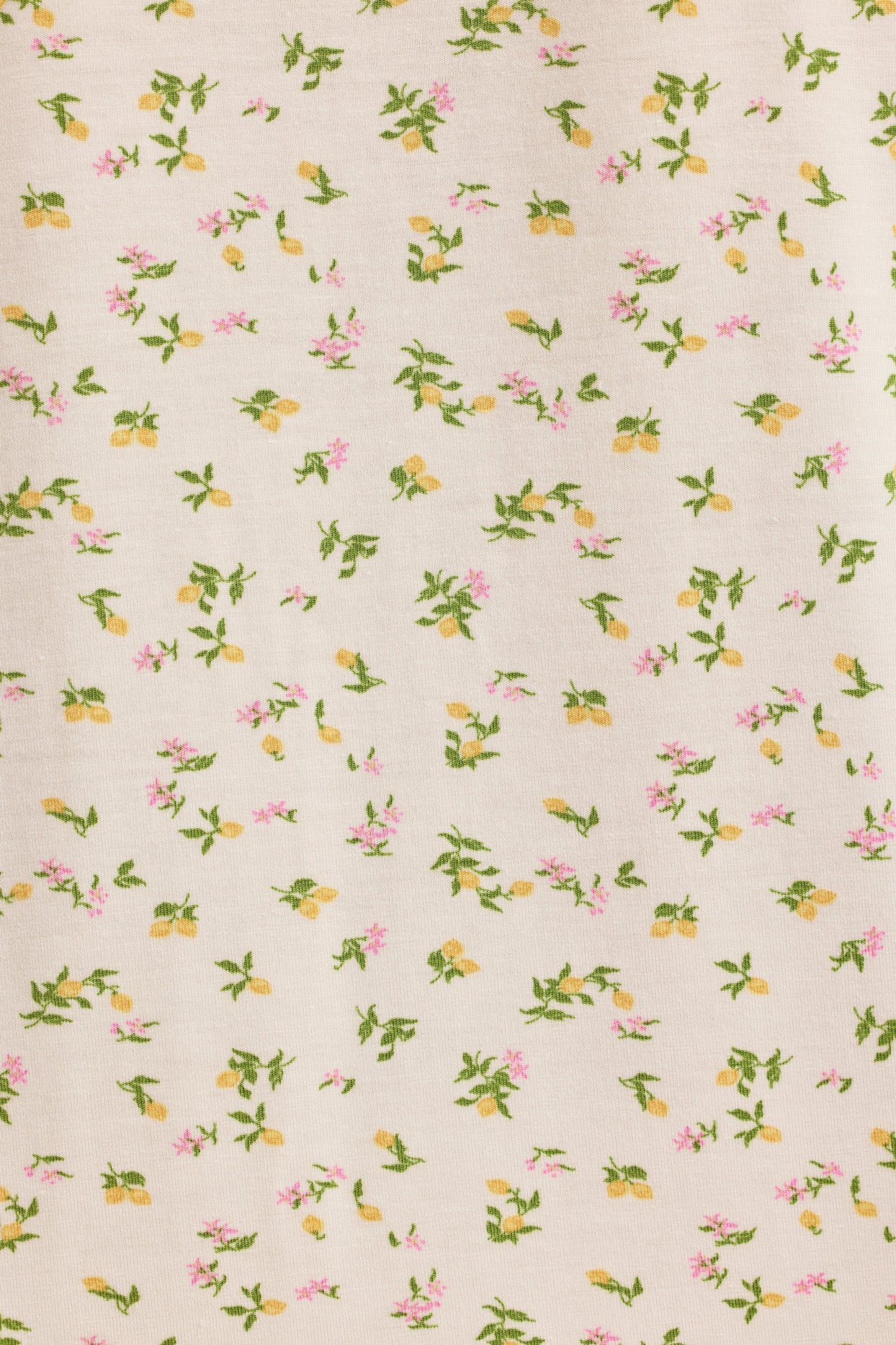 Camisole Pyjama Top in Lemon Print