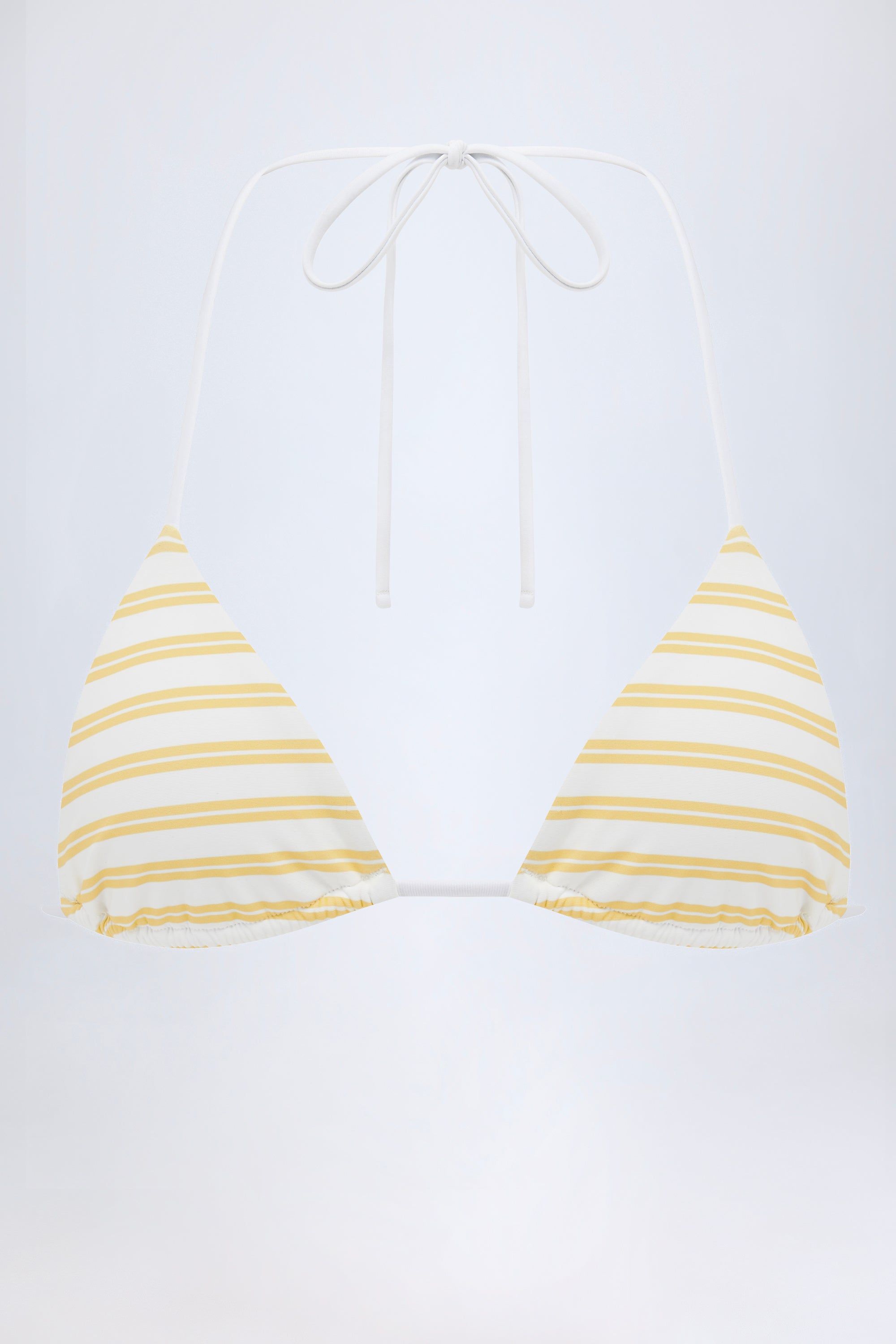Triangle Bikini Top in Lemon
