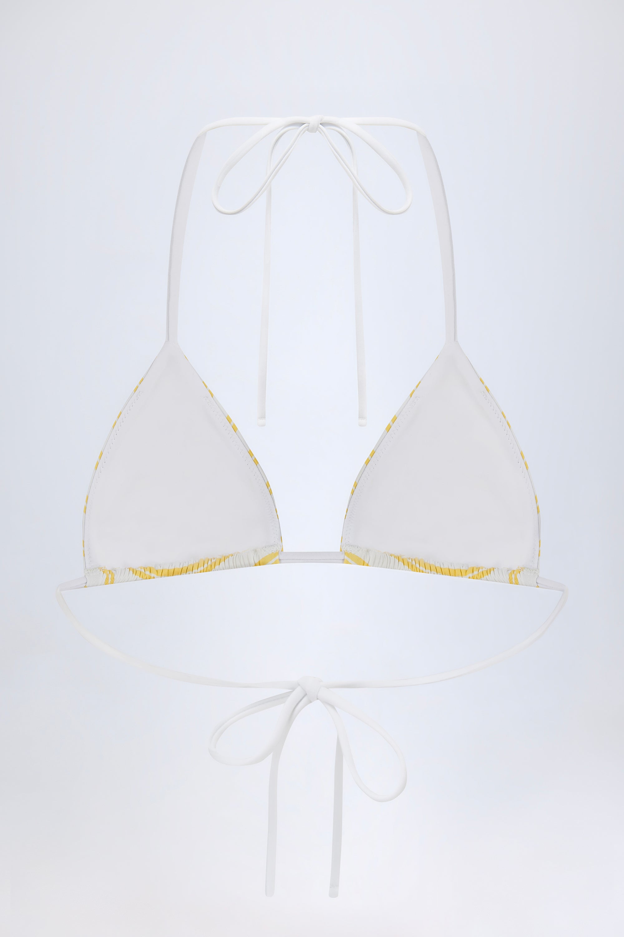 Triangle Bikini Top in Lemon