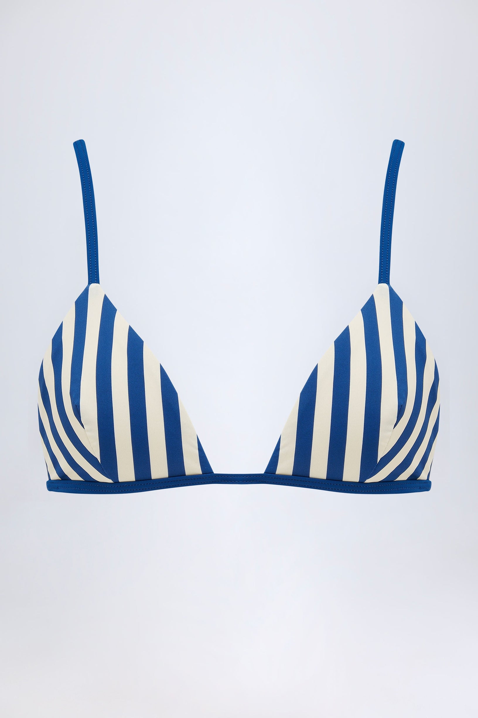 Triangle Bikini Top in Marine Blue - 2