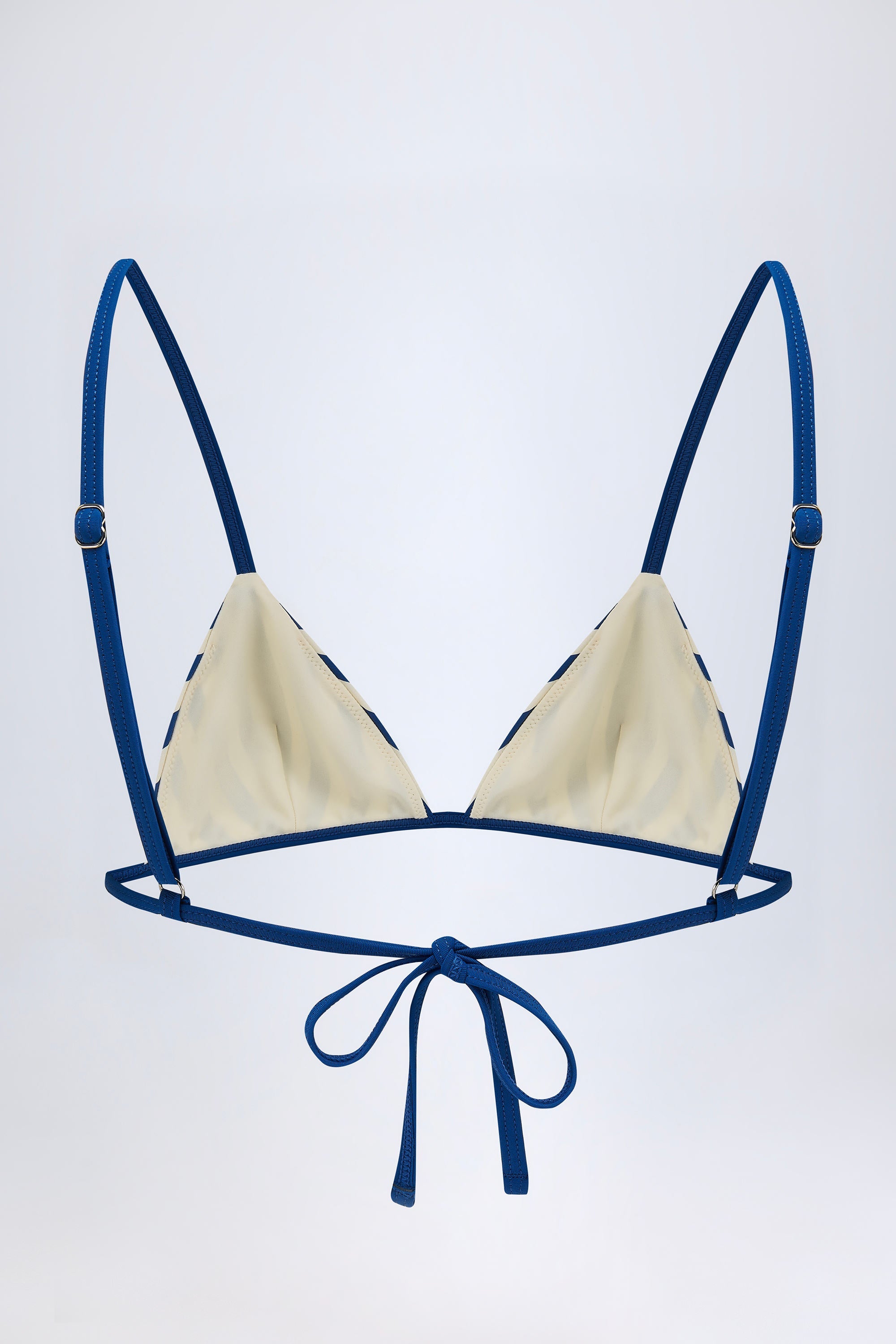 Triangle Bikini Top in Marine Blue