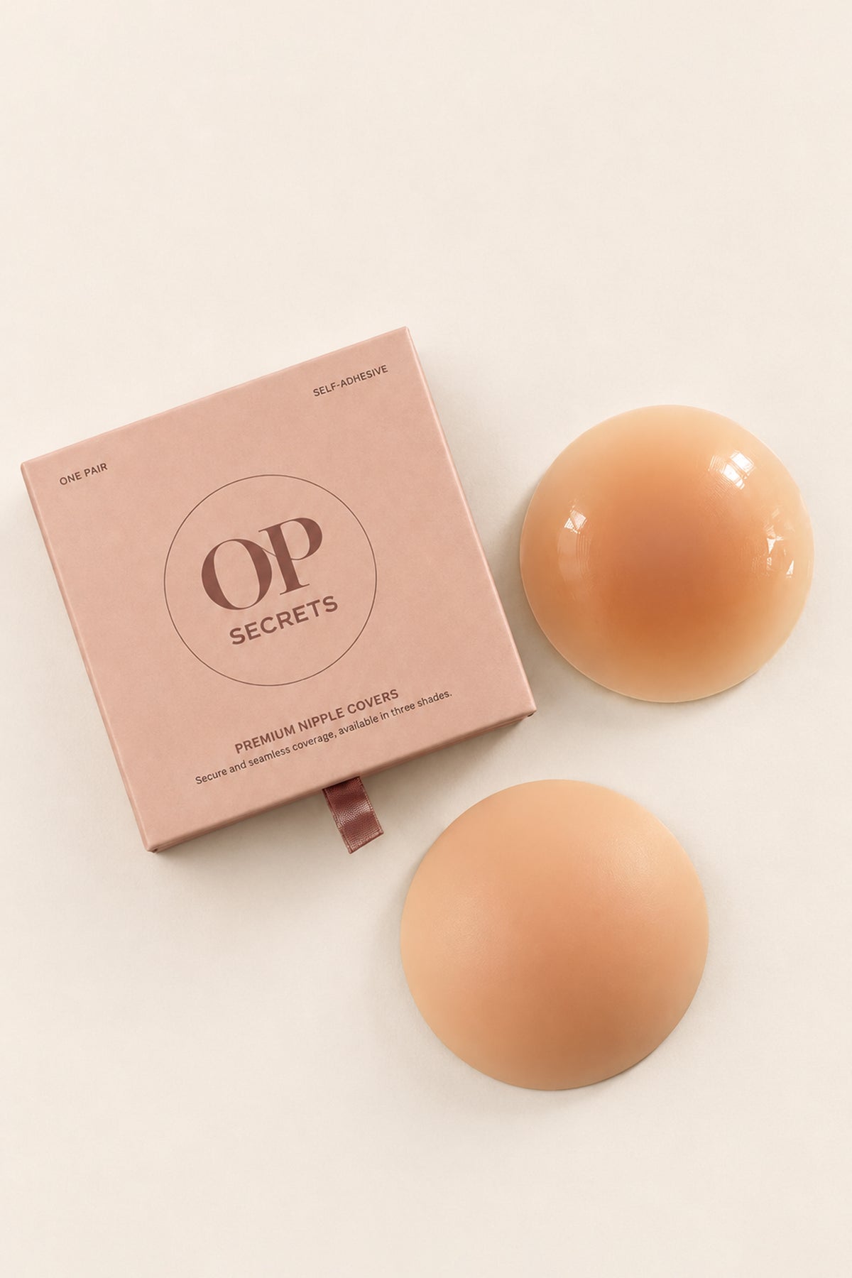 Nipple Covers in Almond