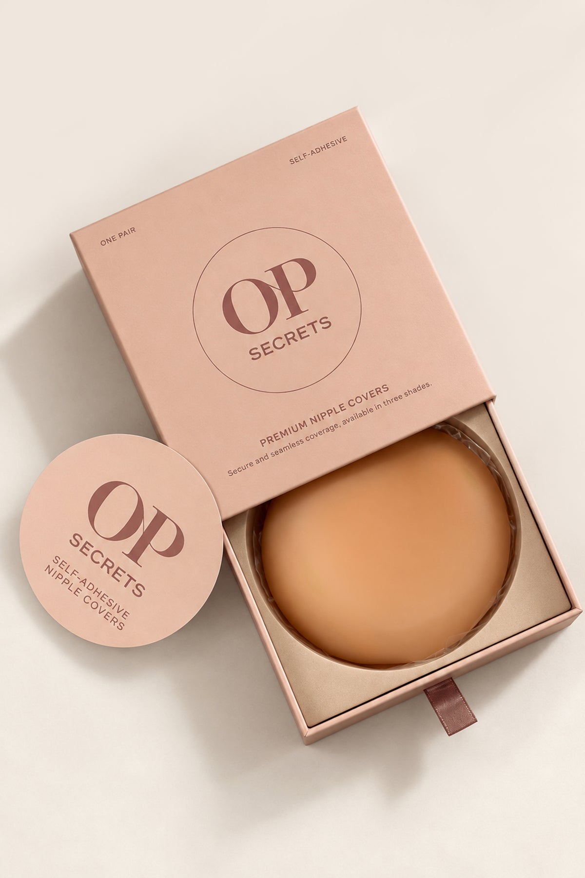 Nipple Covers in Almond