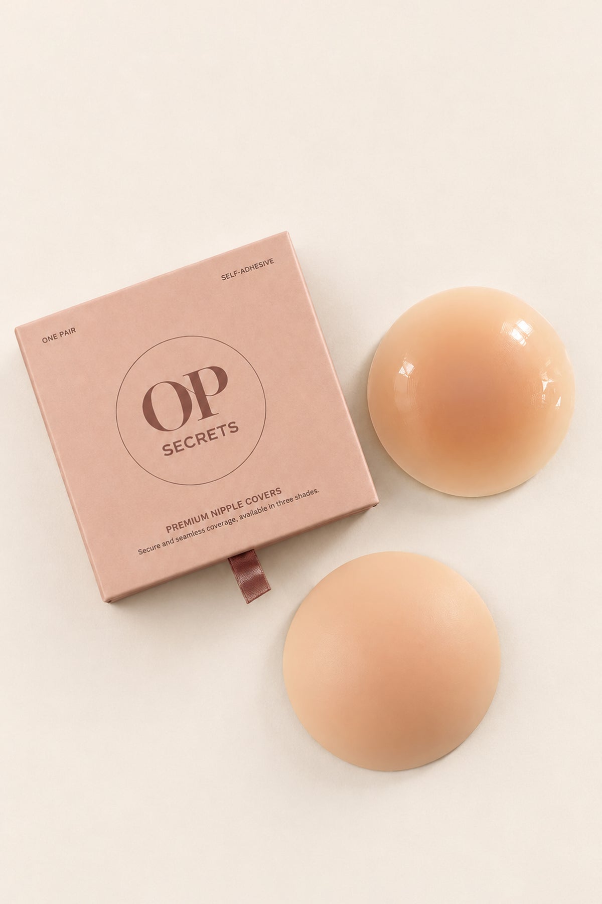 Nipple Covers in Warm Peach - 1