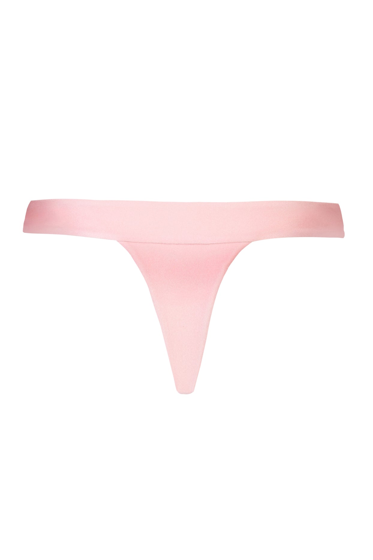 Thong Bikini Bottoms in Baby Pink - 4