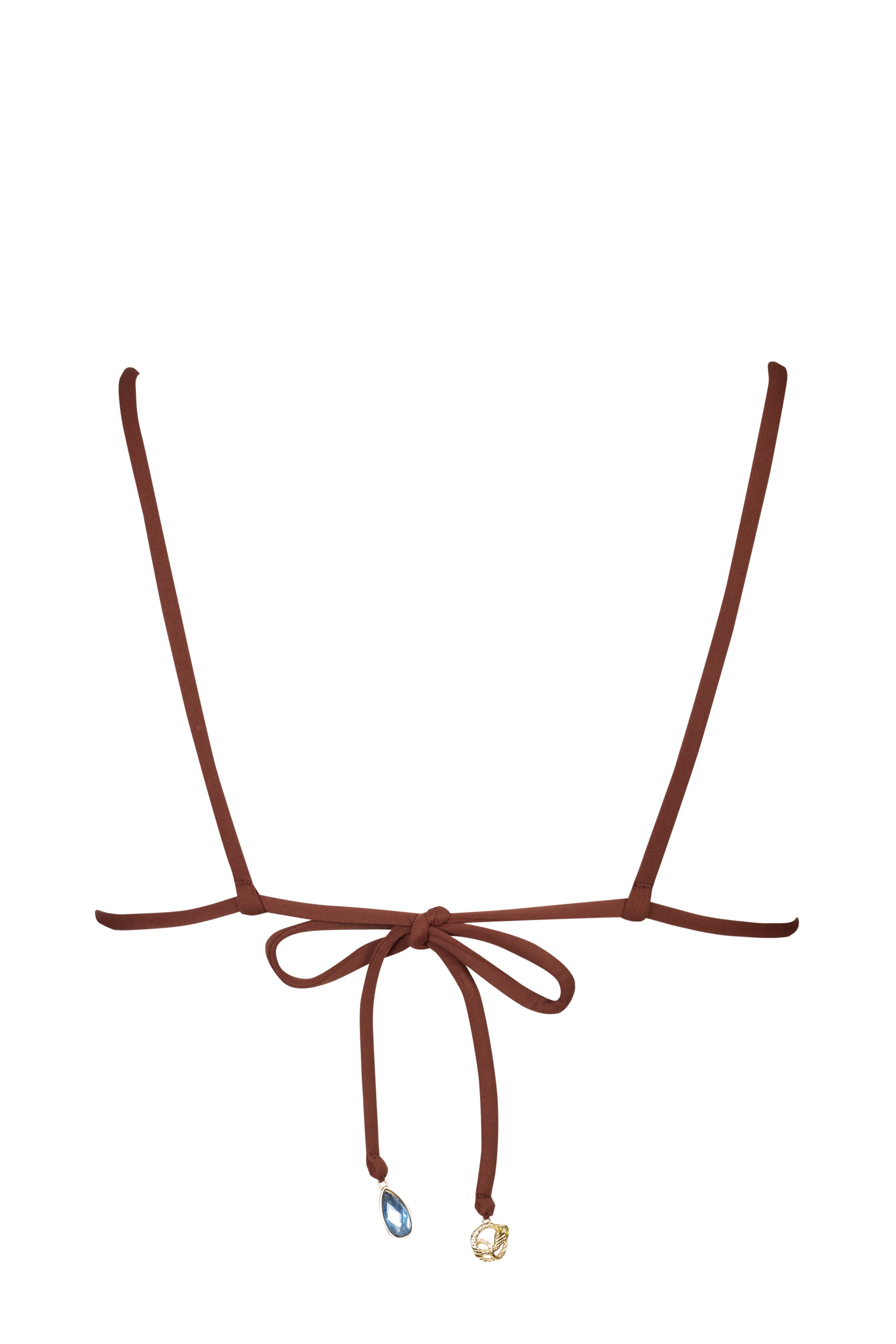 Triangle Bikini Top in Chocolate