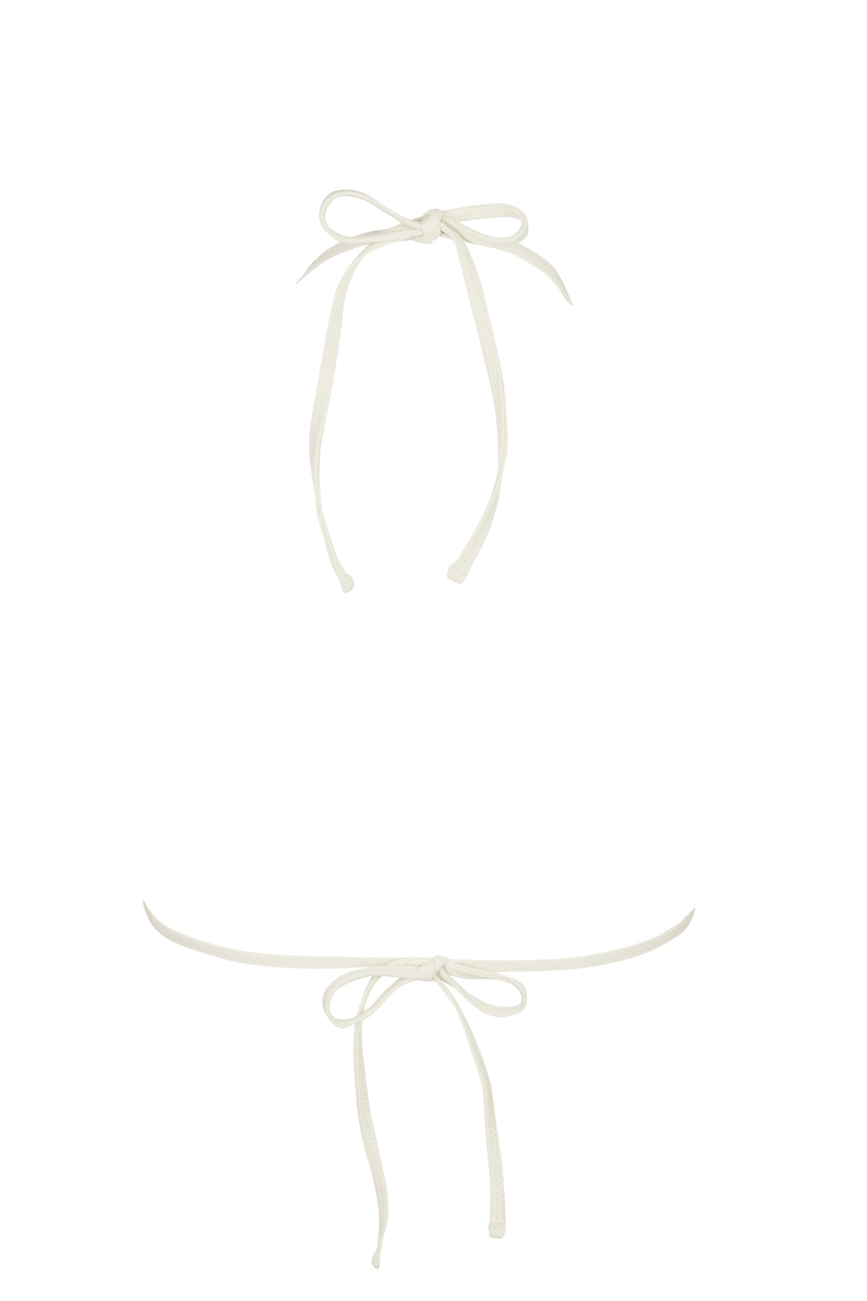 Triangle Bikini Top in Pearl - 4
