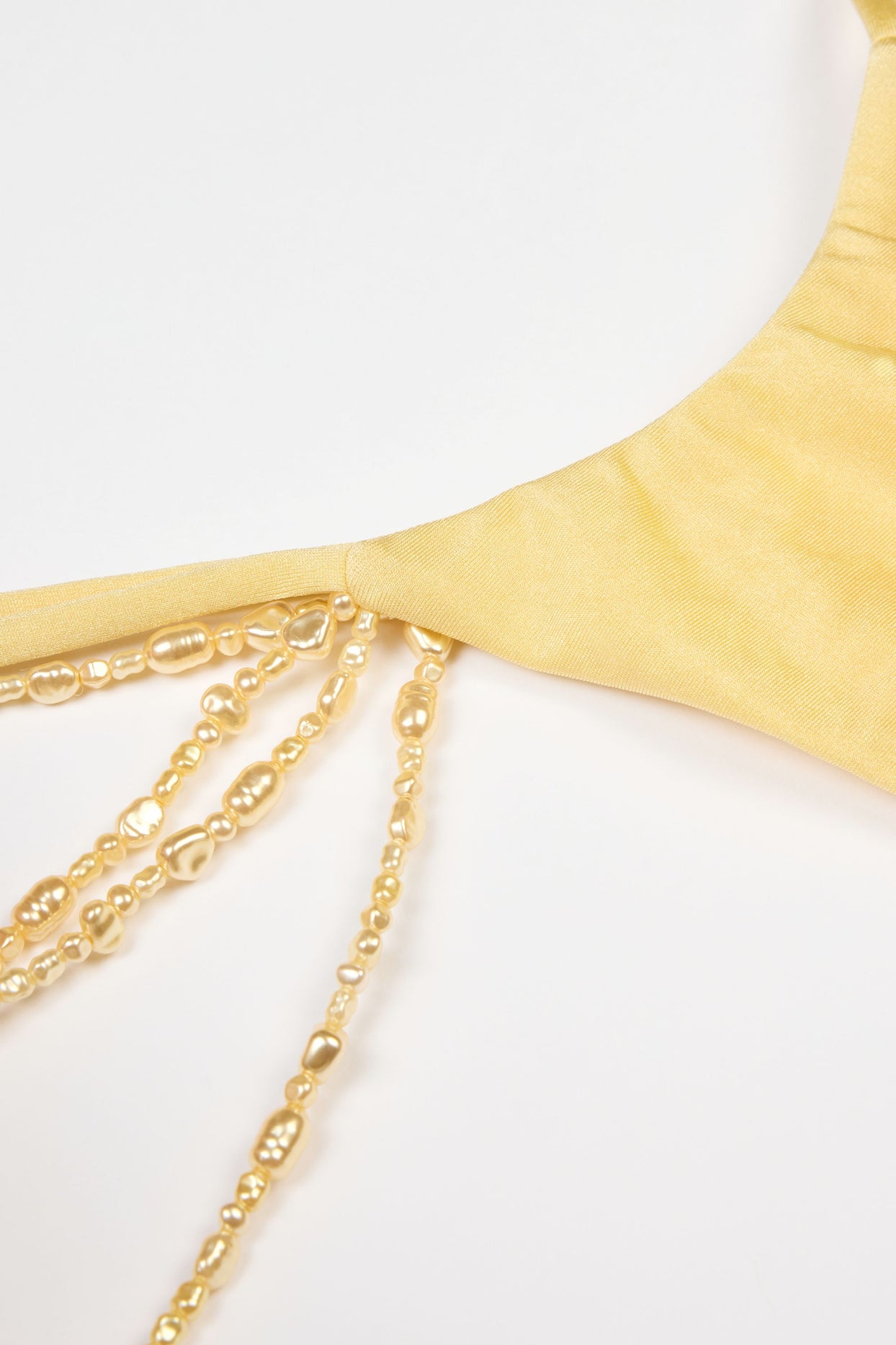 Multi-Strap Cheeky Bikini Bottoms  in Lemon - 5