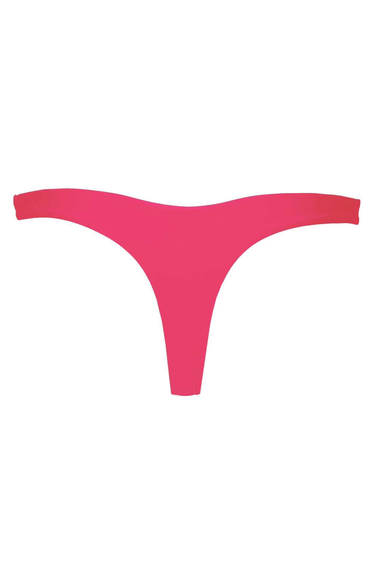 Thong Bikini Bottoms in Raspberry - 5