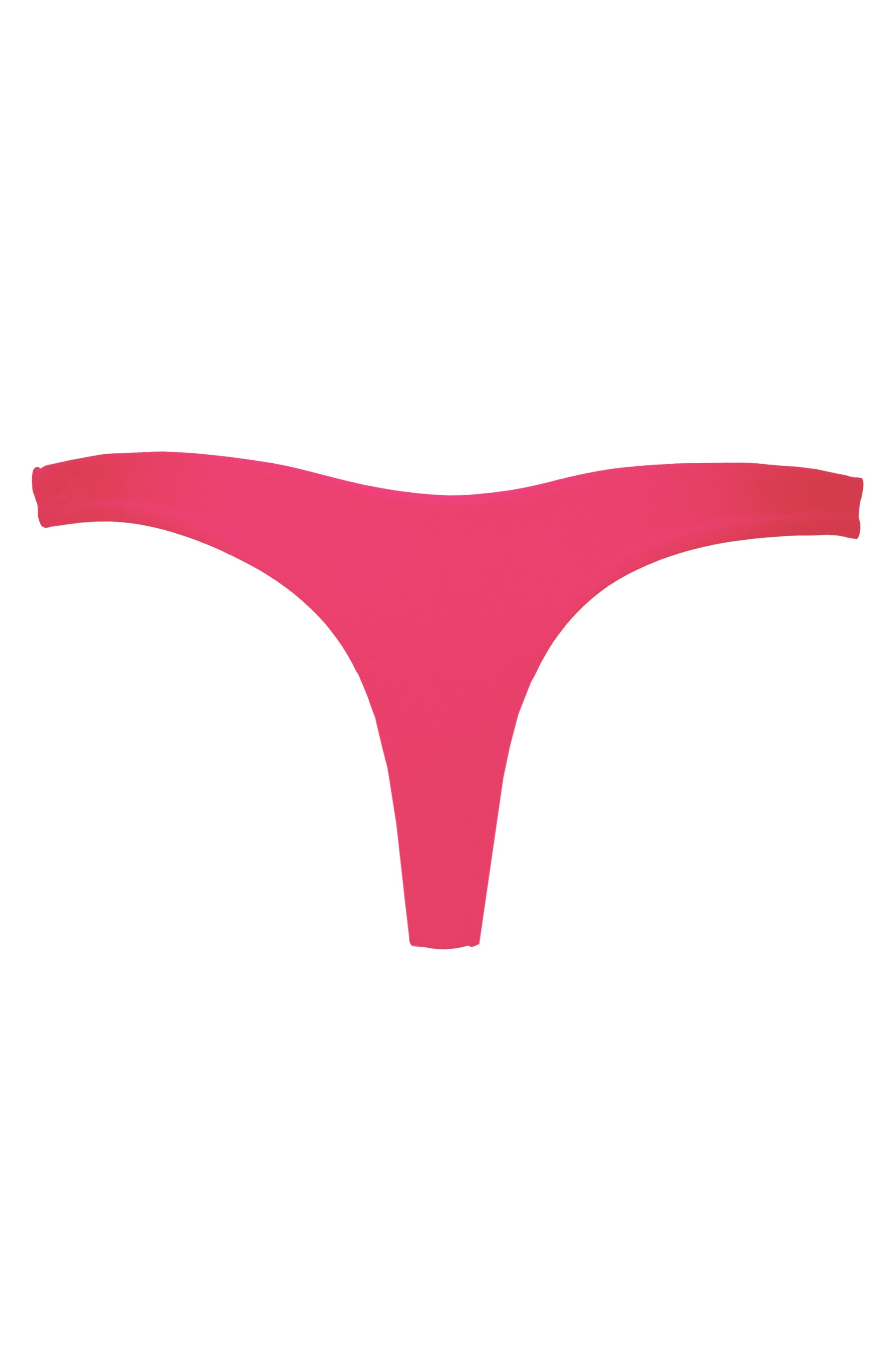 Thong Bikini Bottoms in Raspberry