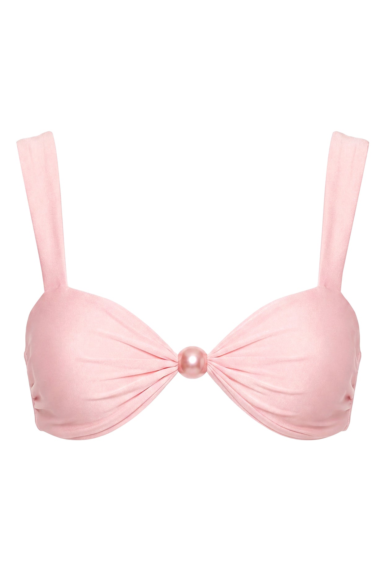 Bikini Top in Baby Pink - 3