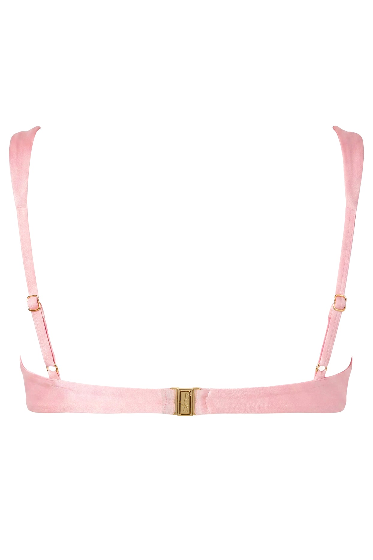 Bikini Top in Baby Pink - 4