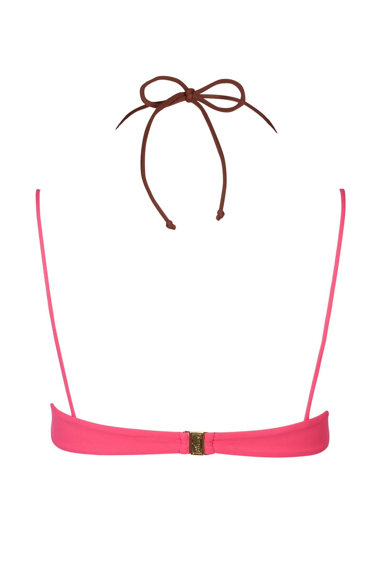 Layered Bikini Top in Pink Contrast - 5