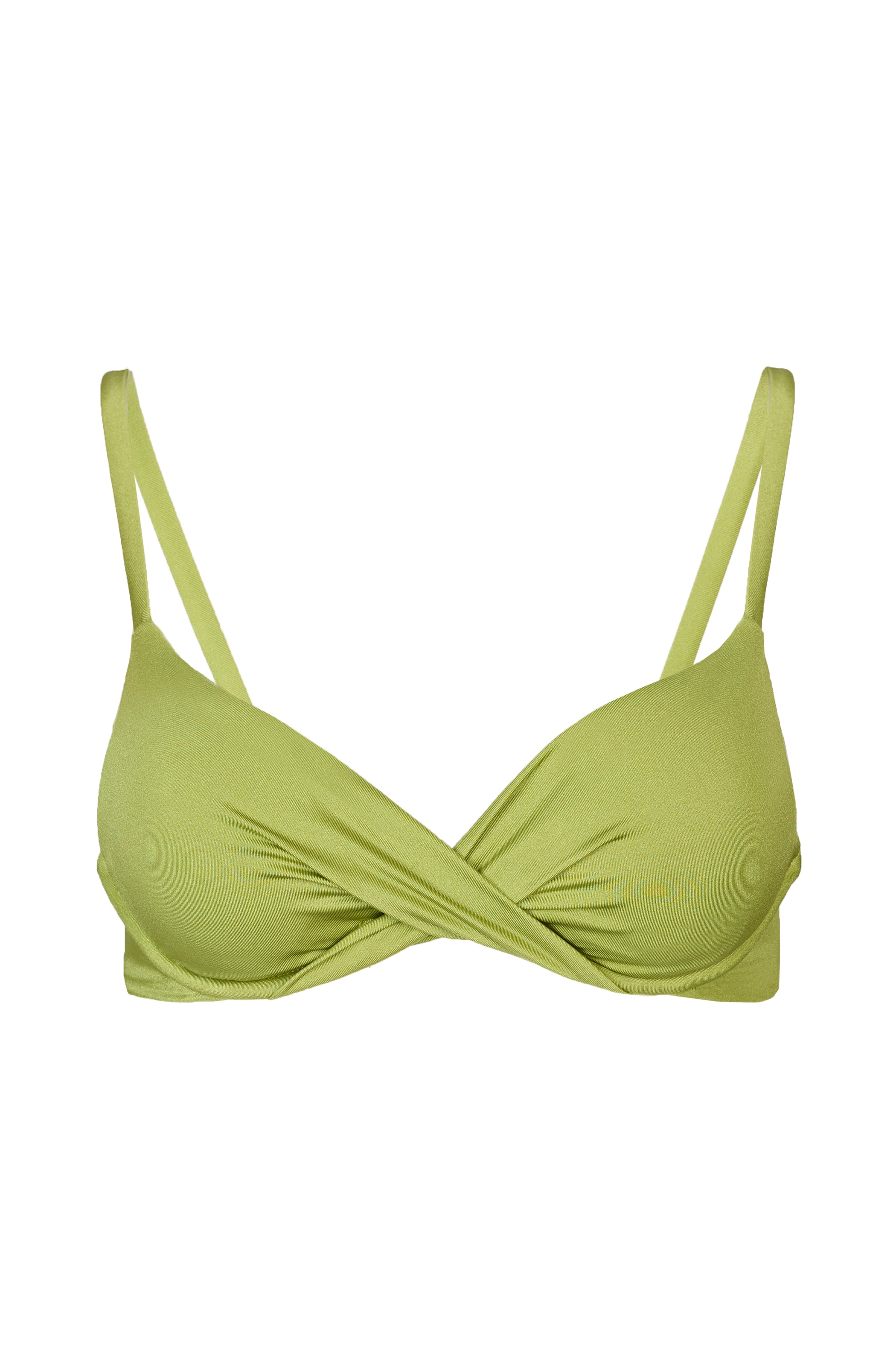 Underwired Bikini Top in Olive