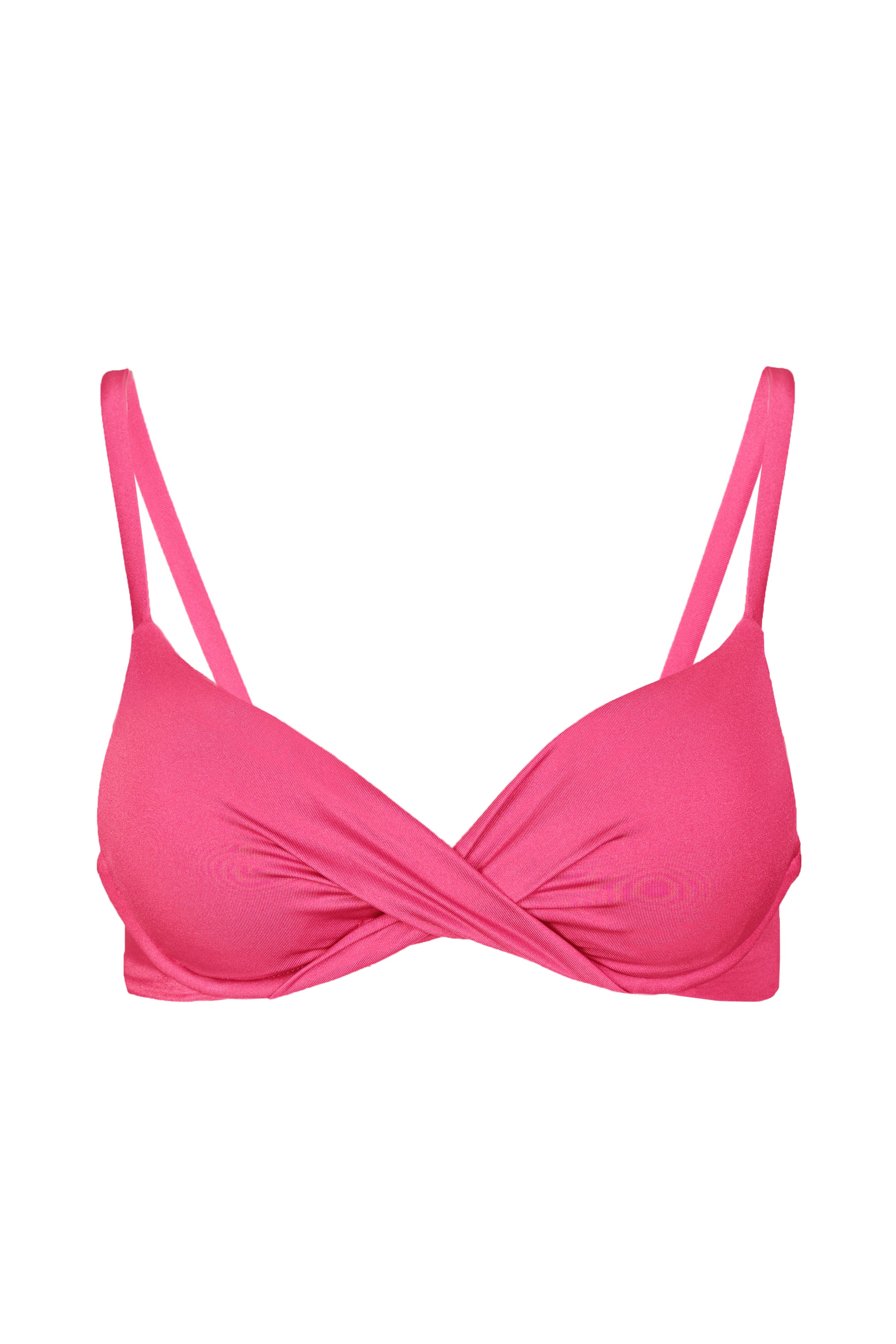 Underwired Bikini Top in Raspberry