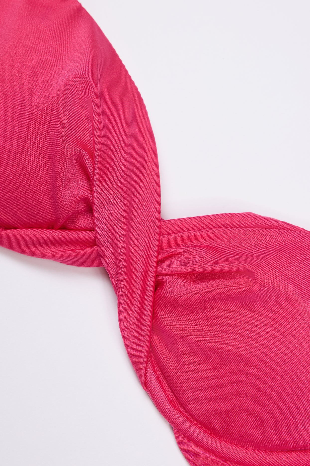 Underwired Bikini Top in Raspberry - 6