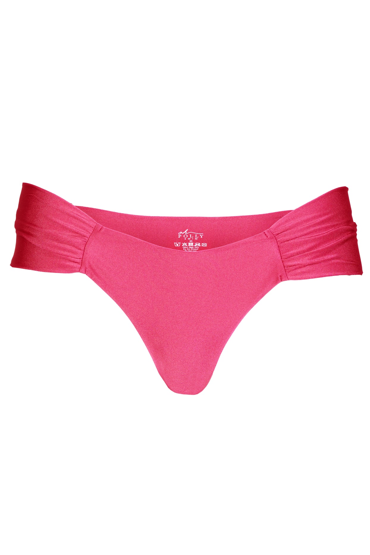 Cheeky Bikini Bottoms in Raspberry - 4