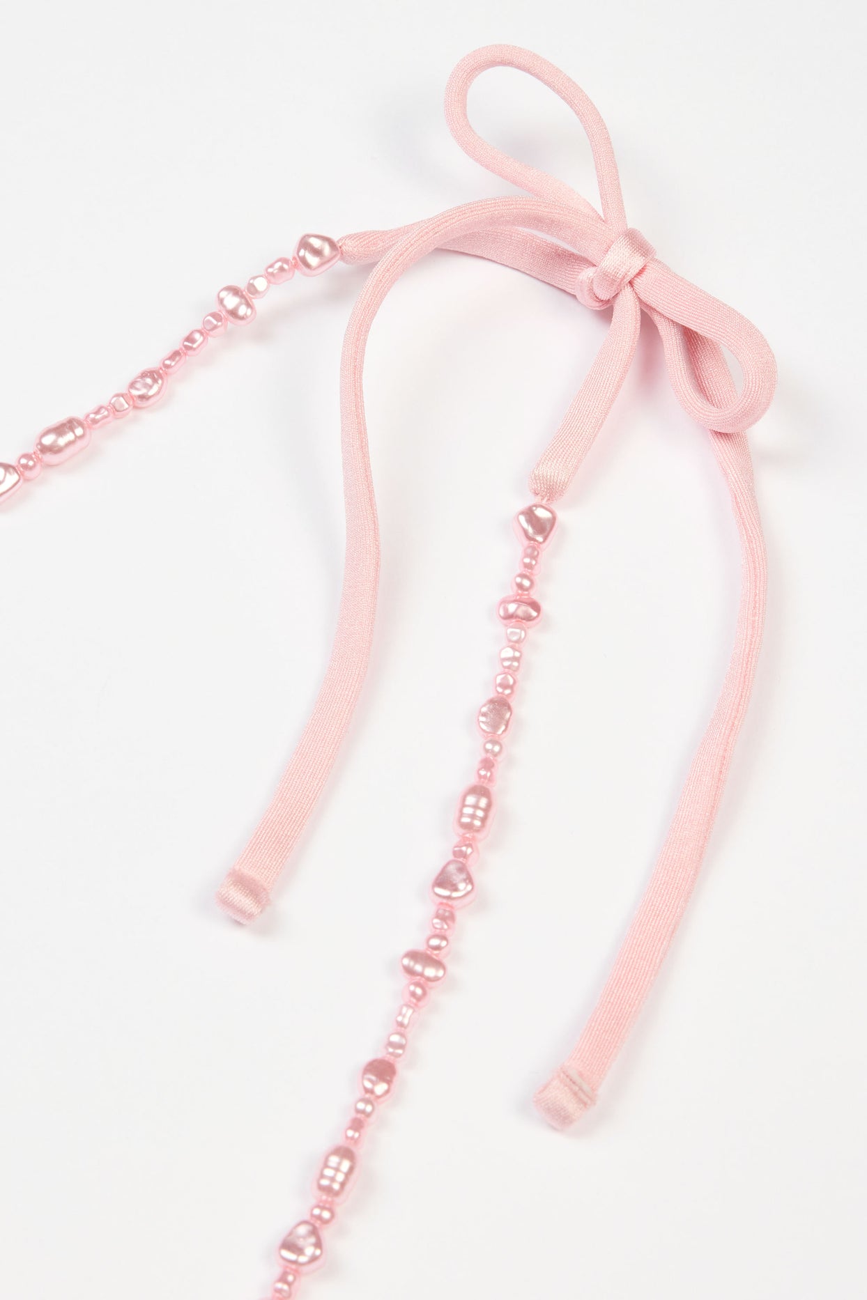 Triangle Bikini Top in Baby Pink - 5