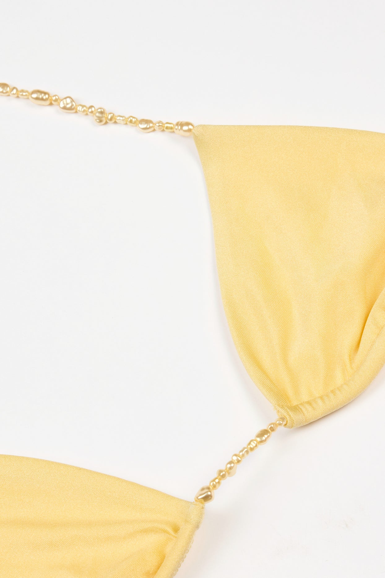Triangle Bikini Top in Lemon - 5