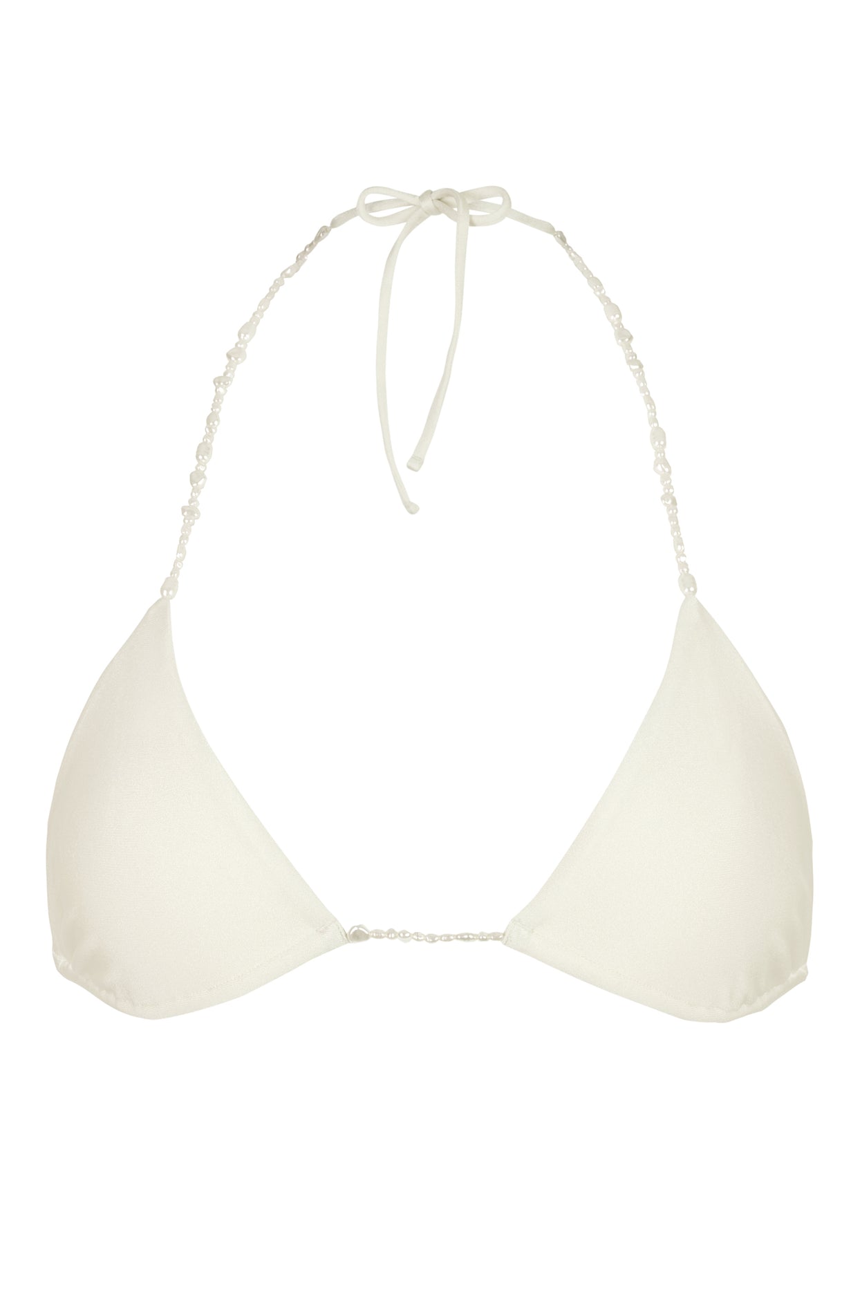 Triangle Bikini Top in Pearl - 3