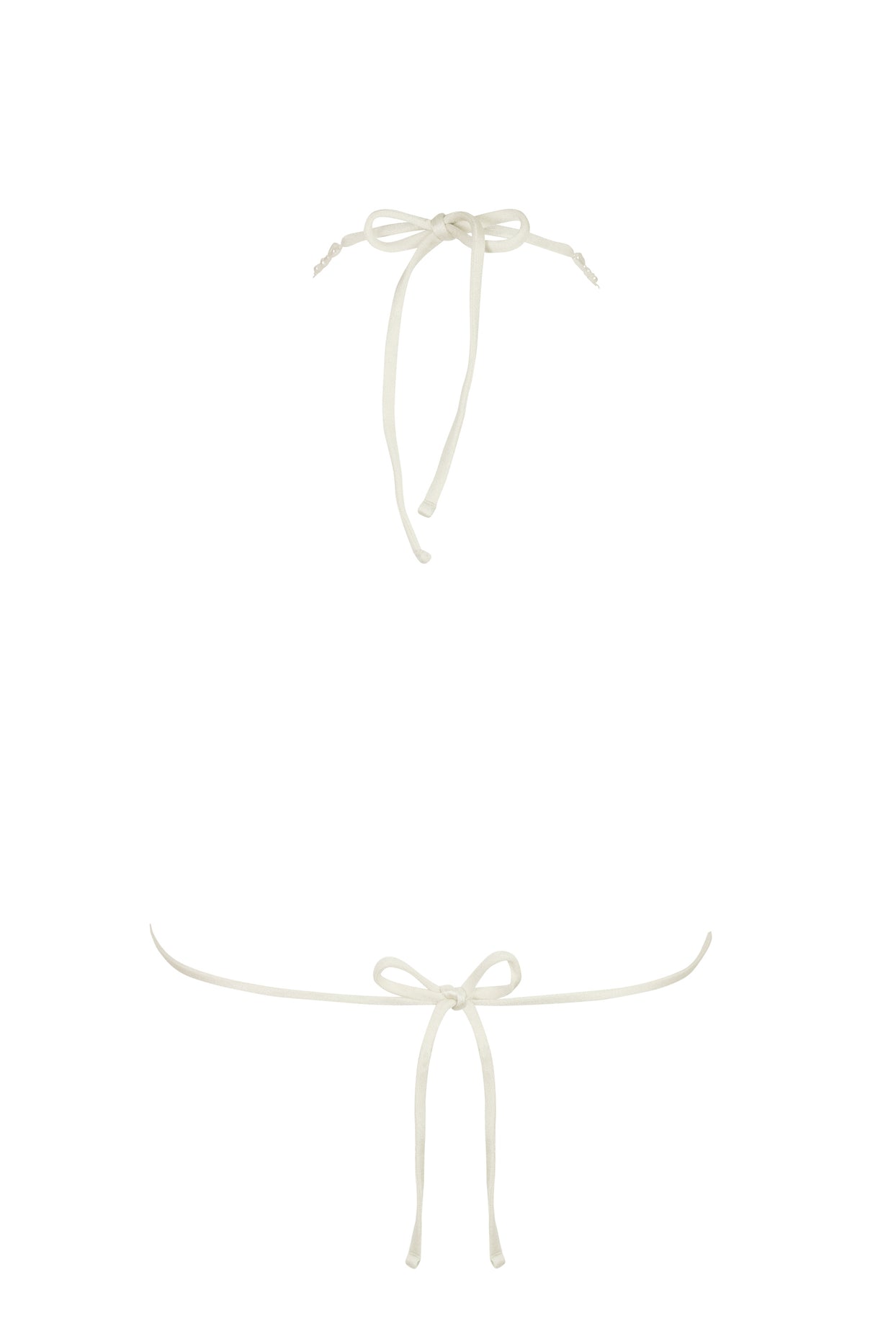 Triangle Bikini Top in Pearl - 4