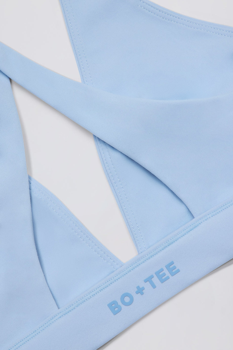 Soft Active Cross-Back Sports Bra in Sky