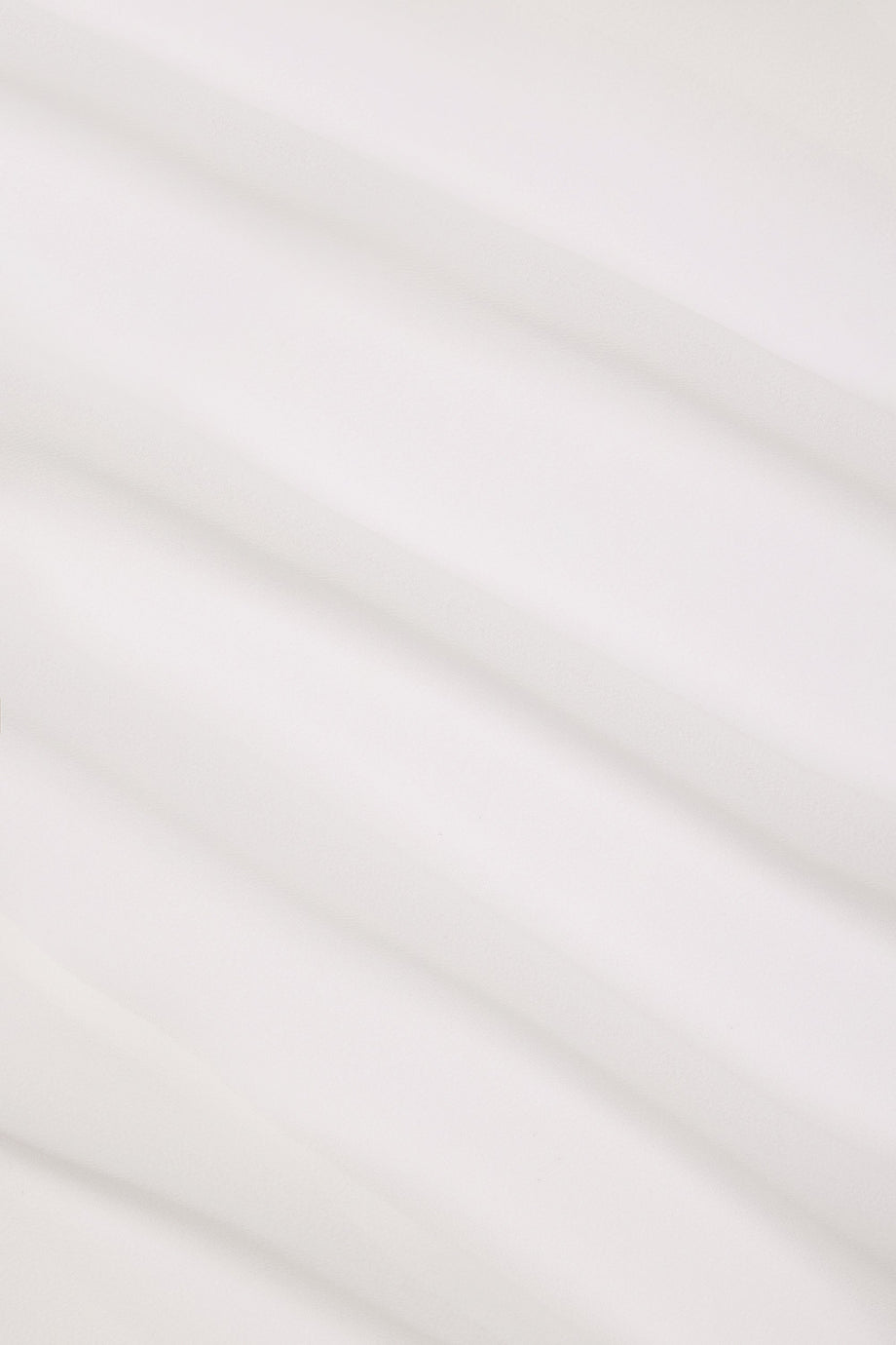 Cowl-Neck Mini Dress in White