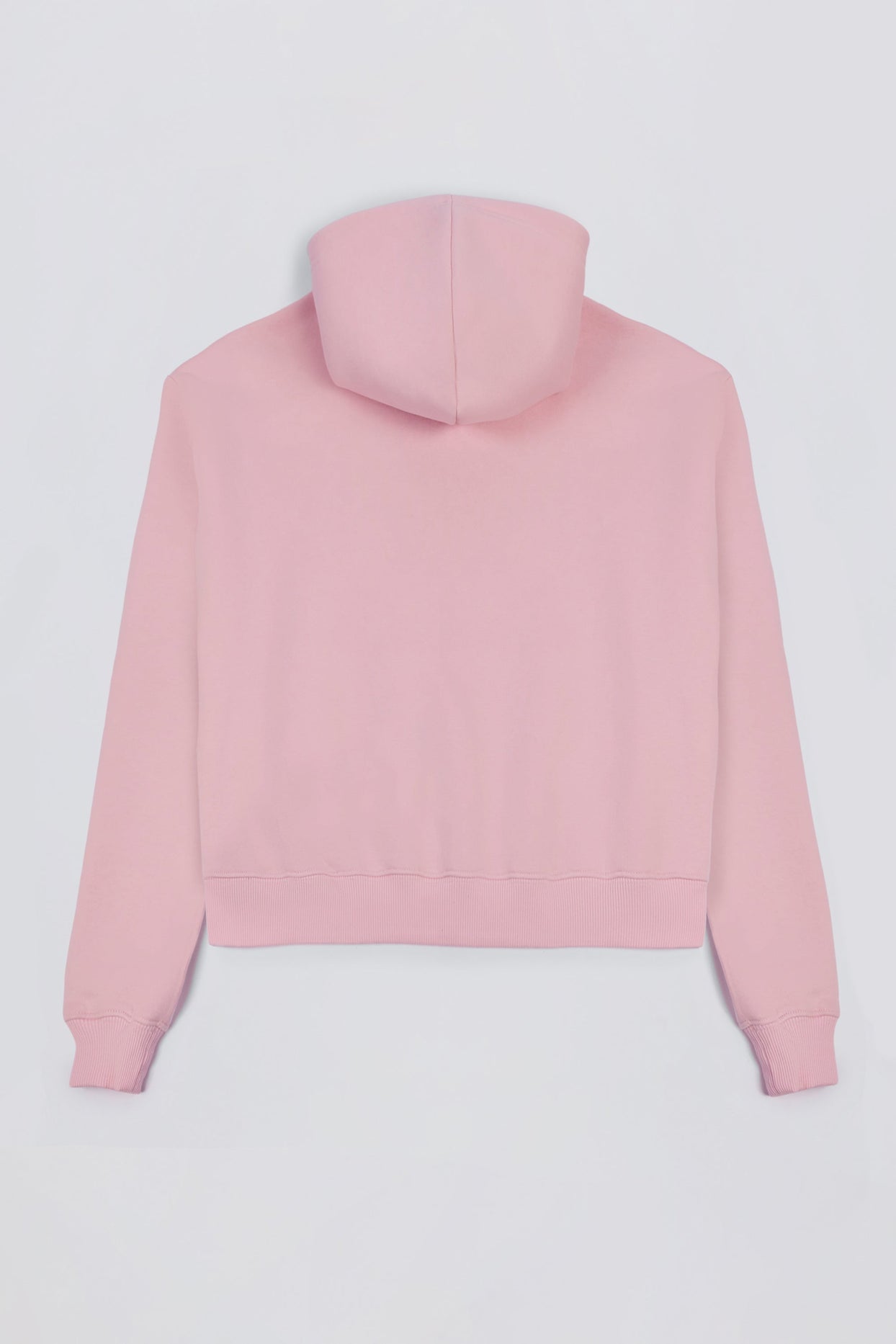 Oversized Appliqué Hoodie in Powder Pink