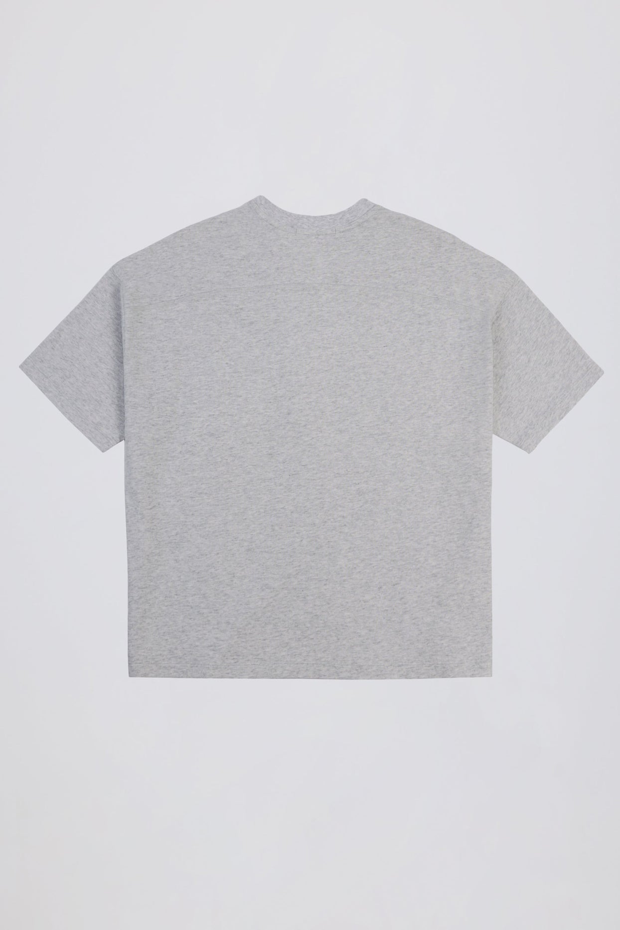 Oversized Cotton-Jersey T-Shirt in Grey Marl