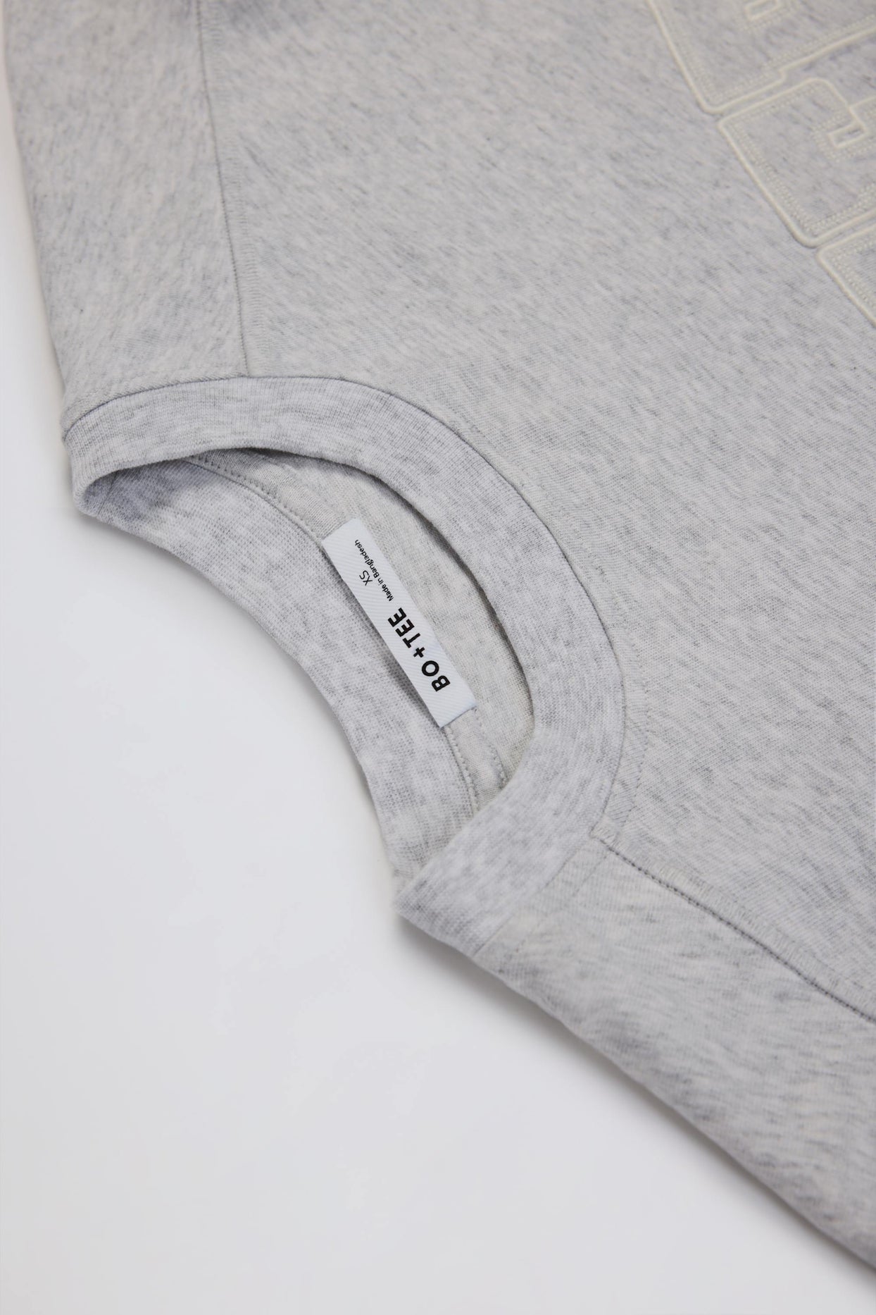 Oversized Cotton-Jersey T-Shirt in Grey Marl