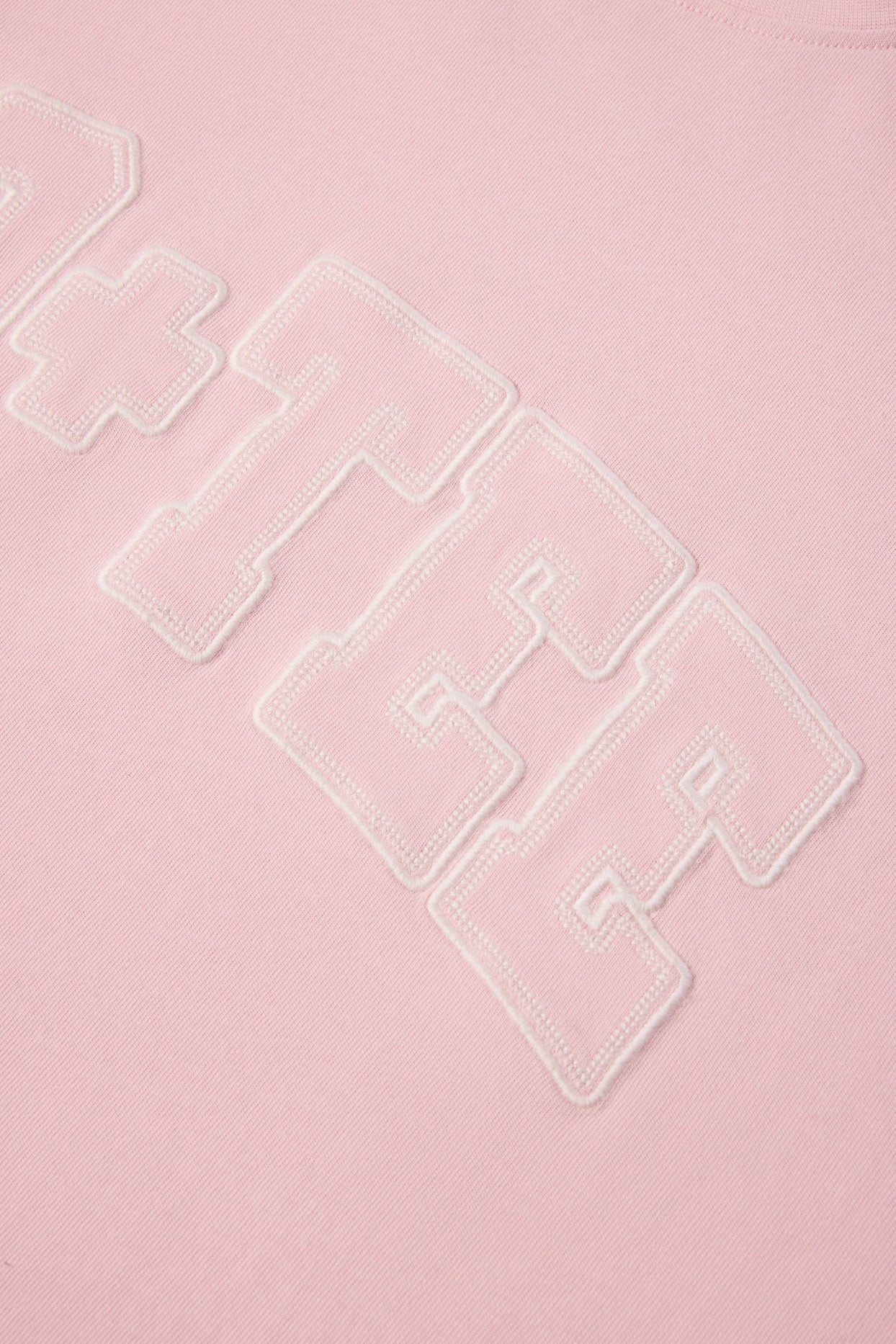 Oversized Cotton-Jersey T-Shirt in Powder Pink