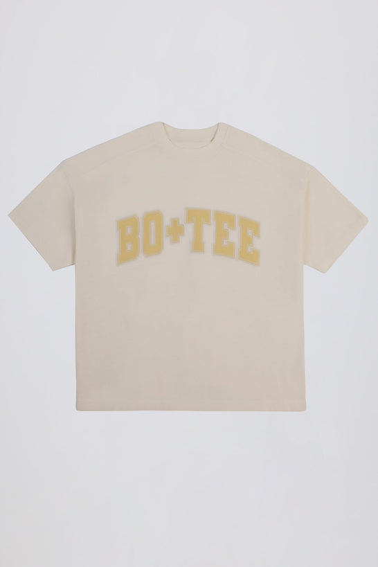 Oversized Cotton-Jersey T-Shirt in White