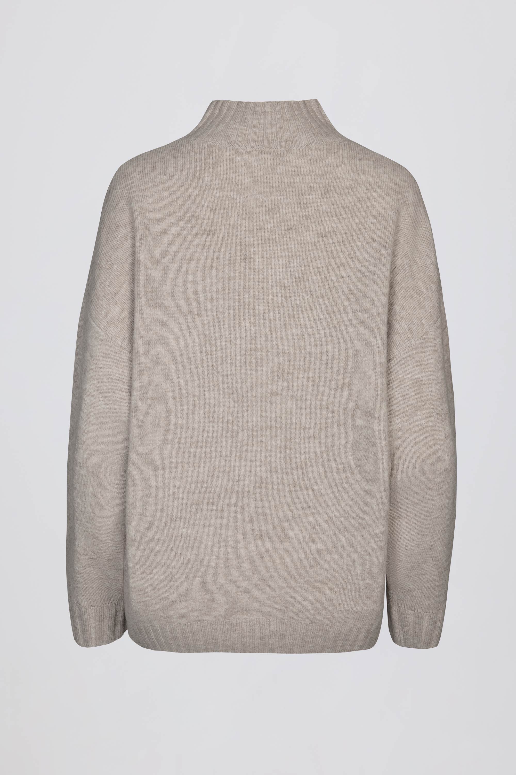 Soft Knit Oversized Jumper in Oatmeal
