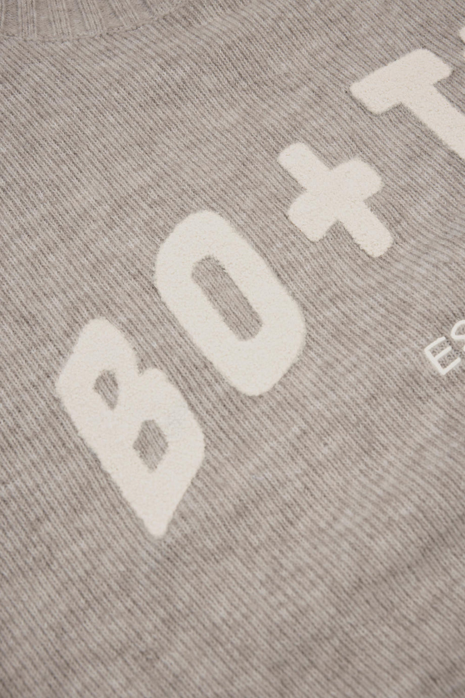 Oversized Knit Jumper in Beige